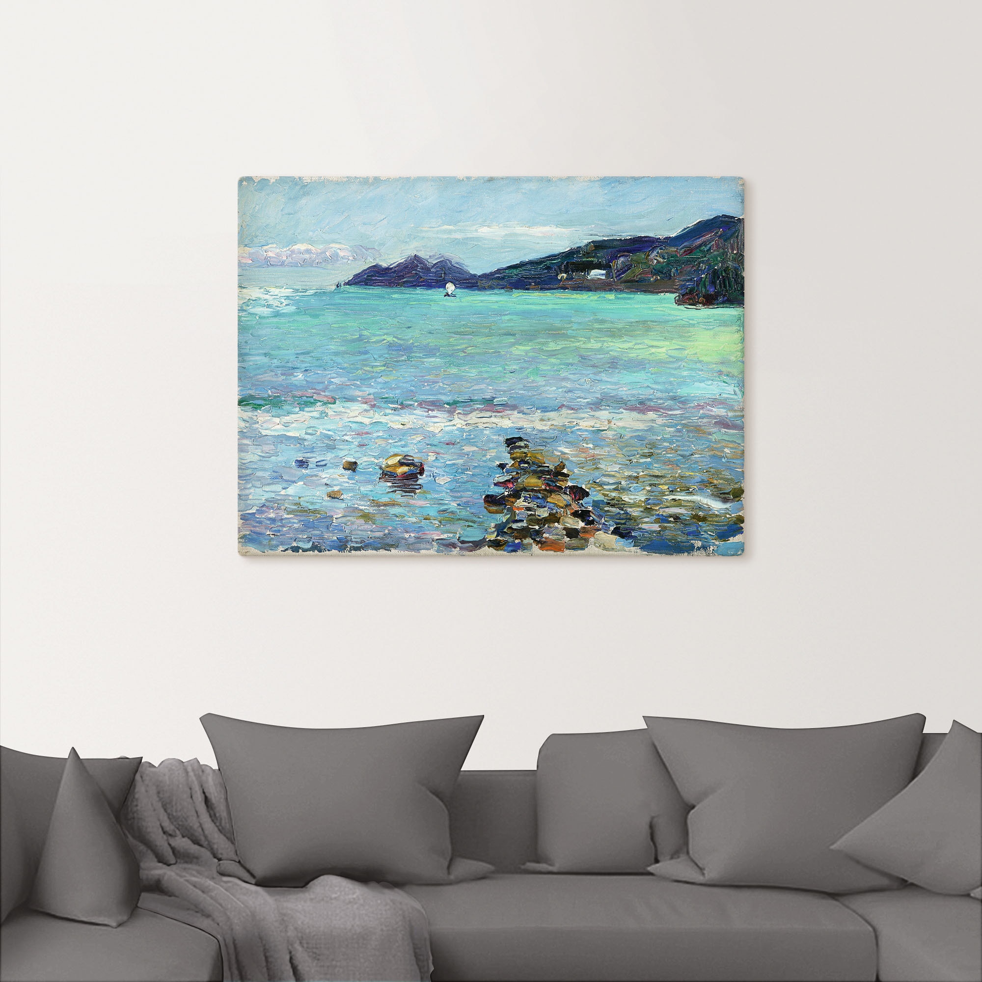 Artland Wandbild »Rapallo, Blick auf Portofino. Um 1906«, Meer Bilder, (1 St.), als Leinwandbild, Poster in verschied. Größen