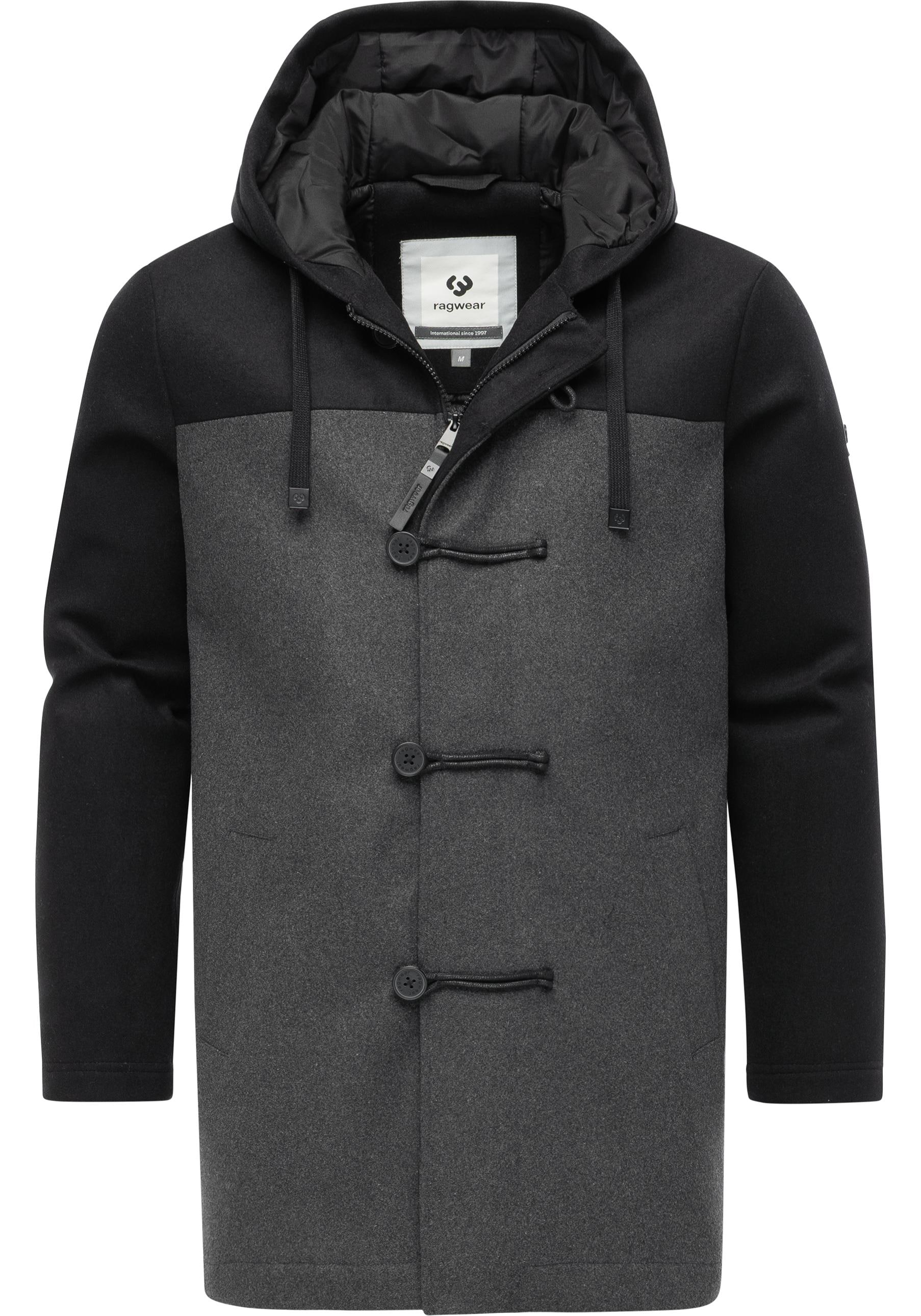 Ragwear Dufflecoat »Dorvan YOUMODO« Funktionaler Herren Fleece-Mantel