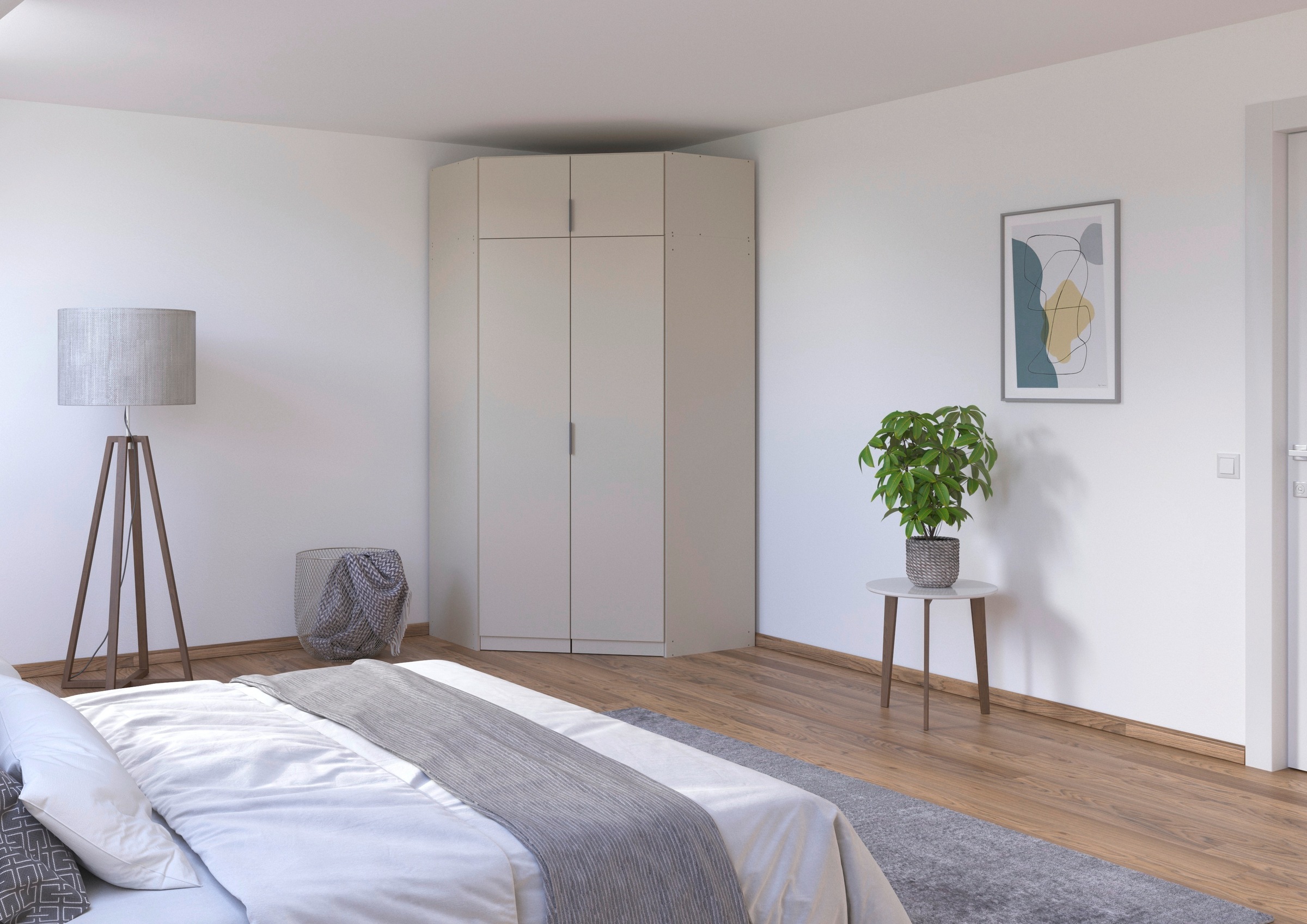 rauch Kleiderschrank "Eckschrank Schrank Ankleidezimmer Schlafzimmer Garder günstig online kaufen