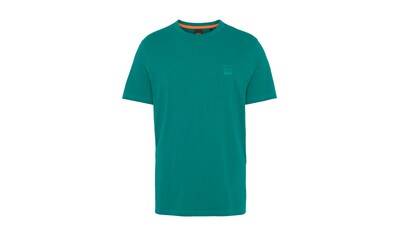 ORANGE | BOSS BAUR Rundhalsausschnitt für T-Shirt mit »Teebasiclong«, ▷