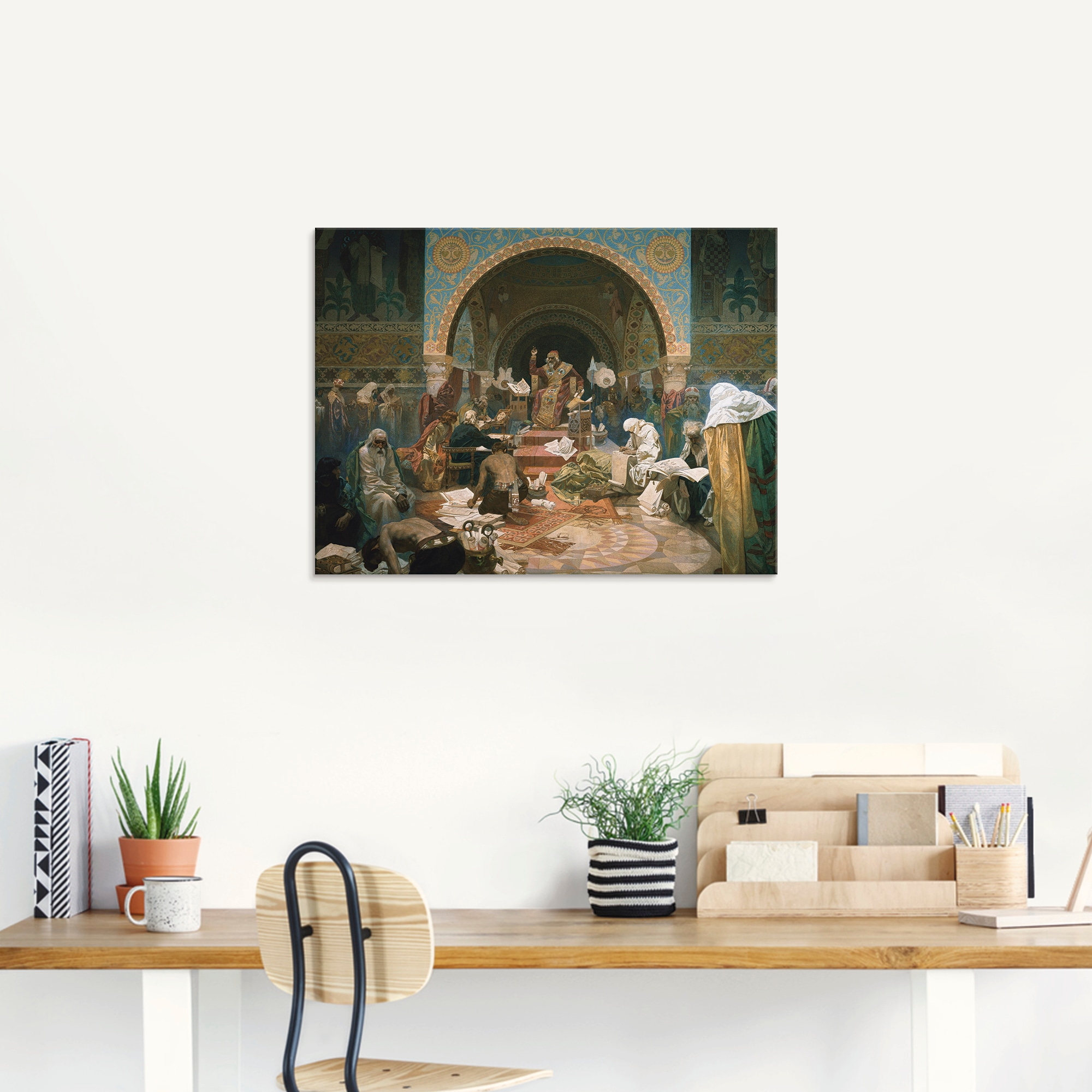 Artland Glasbild »Das slawische Epos: Zar Simon Bulgarien«, historische Ereignisse, (1 St.), in verschiedenen Größen