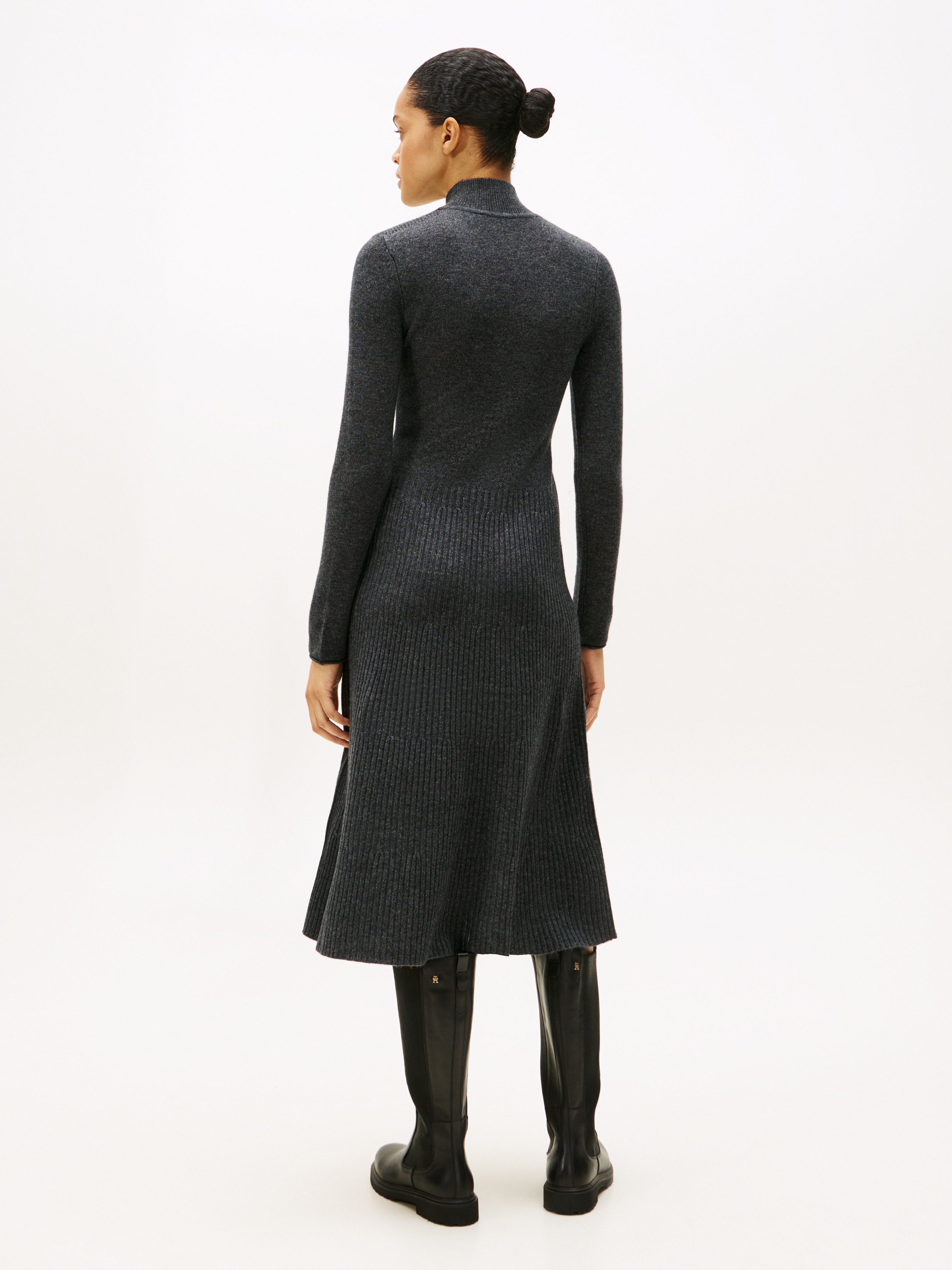 Tommy Hilfiger Strickkleid "SOFT WOOL LS MOCK-NK SWT DRESS", aus reiner Wol günstig online kaufen
