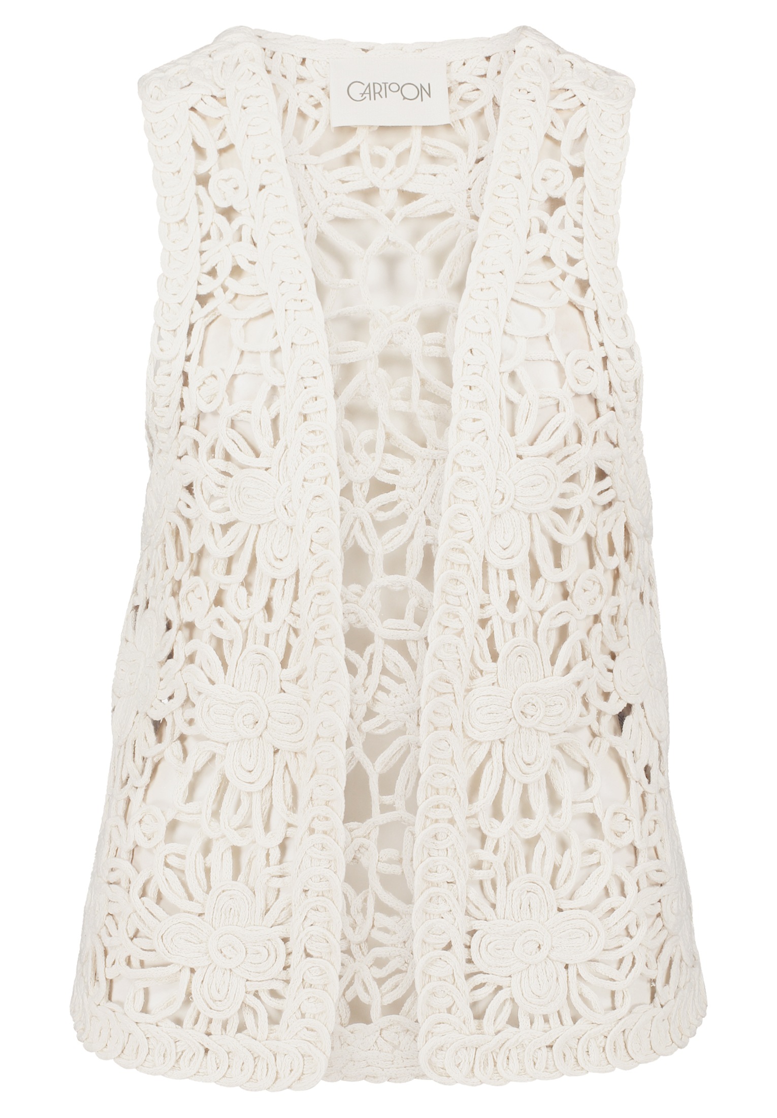 Cartoon Strickjacke "Damen mit V-Ausschnitt" 1 Stk. Material günstig online kaufen