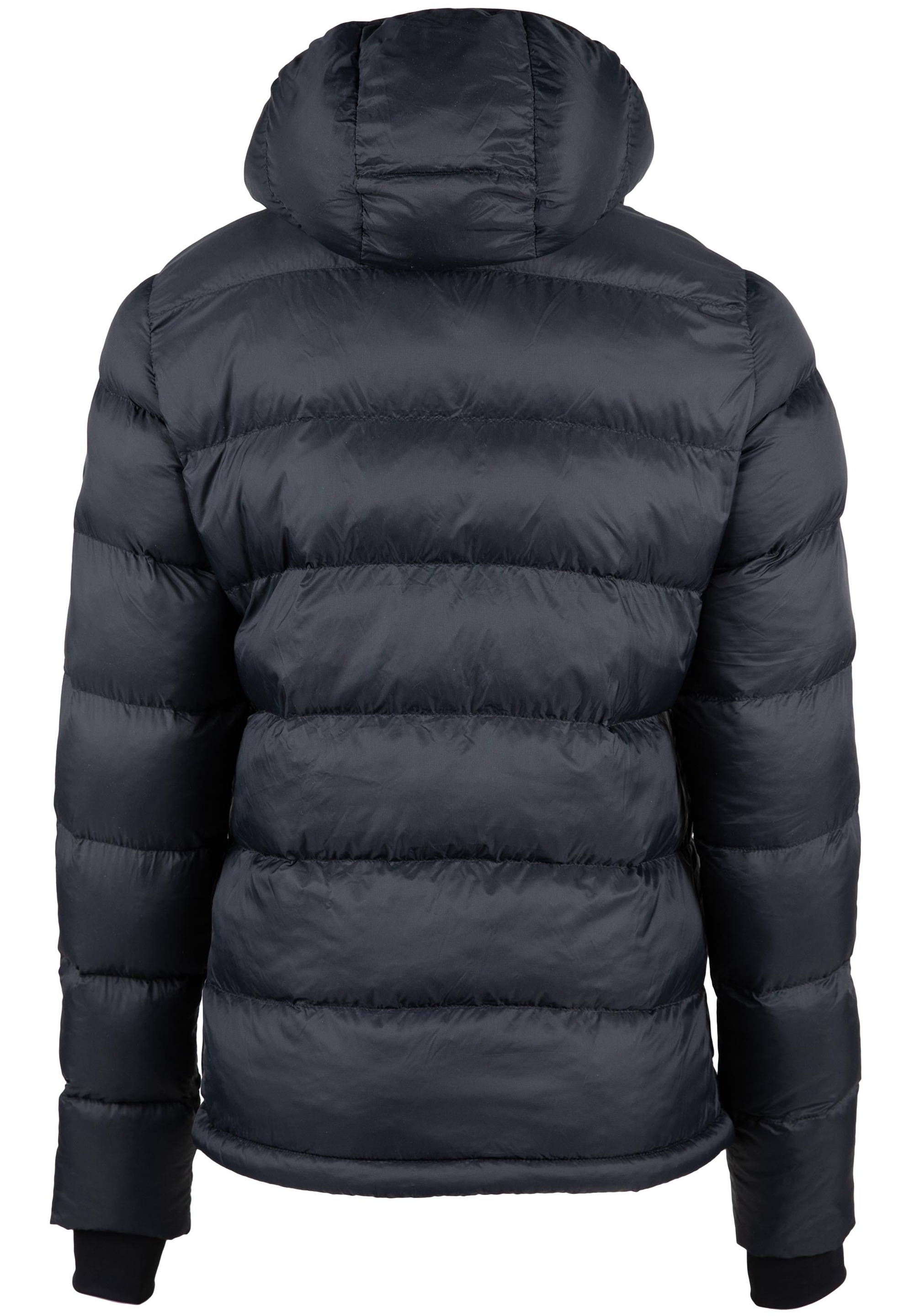 Gorilla Wear Steppjacke mit Stehkragen und Kapuze