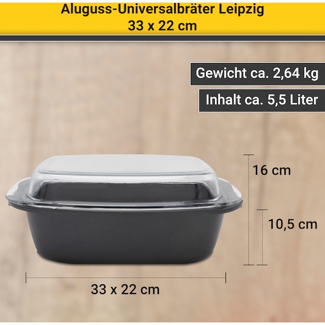 Krüger Bräter »Leipzig«, Aluminiumguss, (1 tlg.) kaufen | BAUR