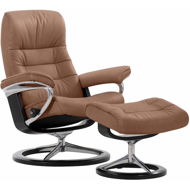 Stressless® Relaxsessel »Opal«, (Set, Relaxsessel mit Hocker), mit Hocker,  mit Signature Base, Größe M, mit Schlaffunktion bestellen | BAUR