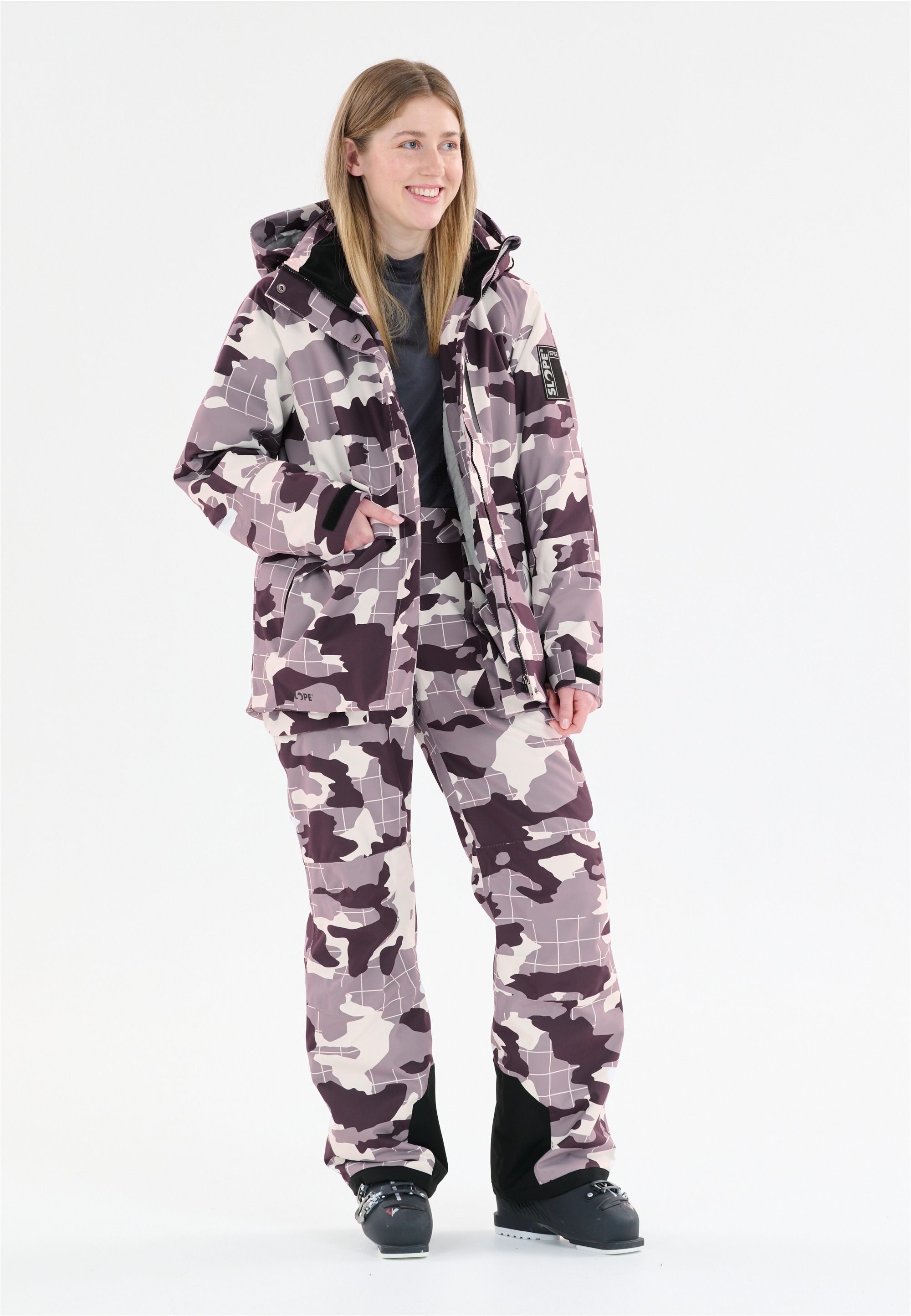 SLOPE Skihose "Killy" Mit All-Over-Print und Top Ausstattung günstig online kaufen