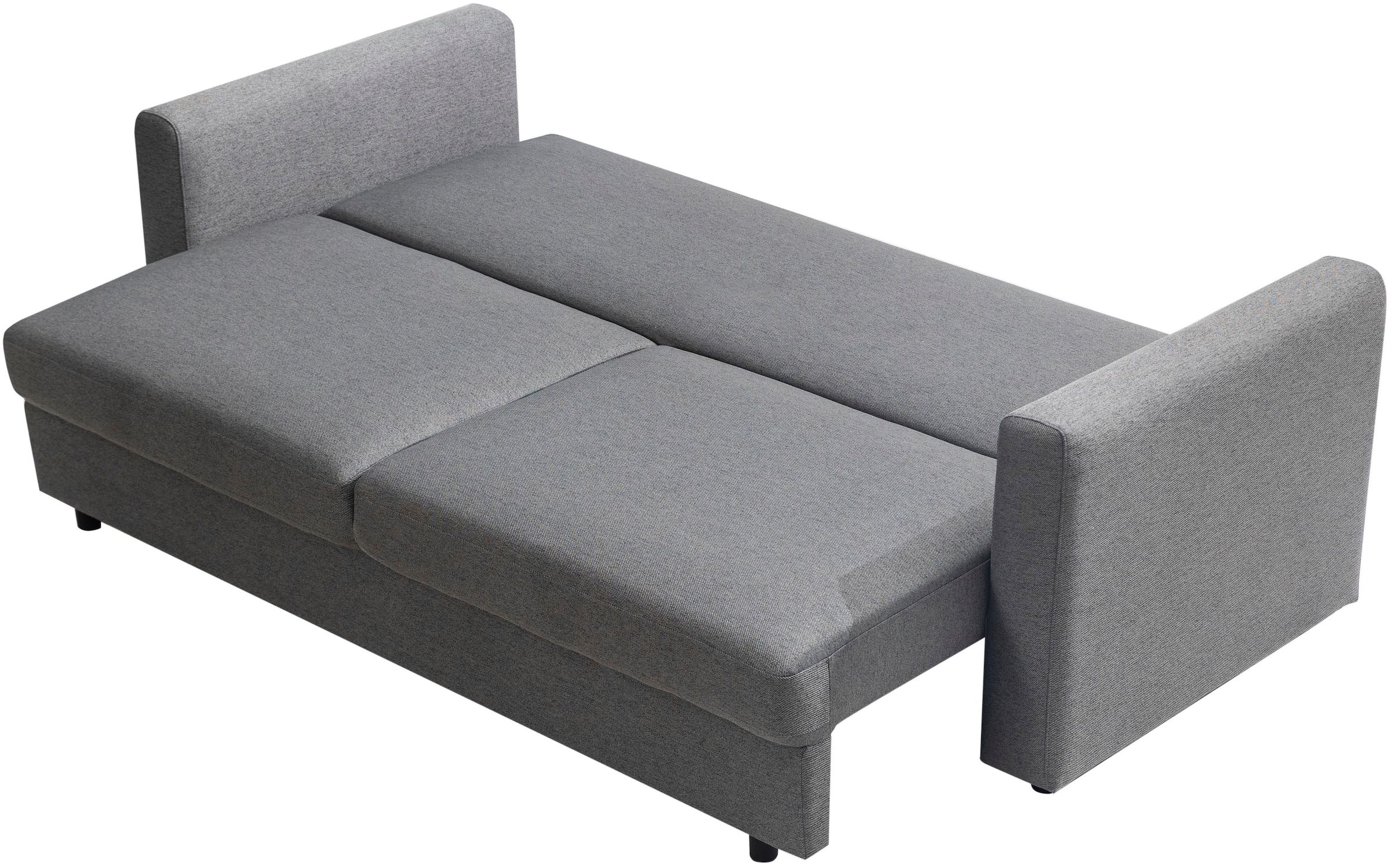 OTTO home Schlafsofa »LIOORA 3-Sitzer (240cm), Cord und Webstoff« Bettfunktion & Bettkasten, Premium Sitzkomfort (HR-Schaum/Federkern)