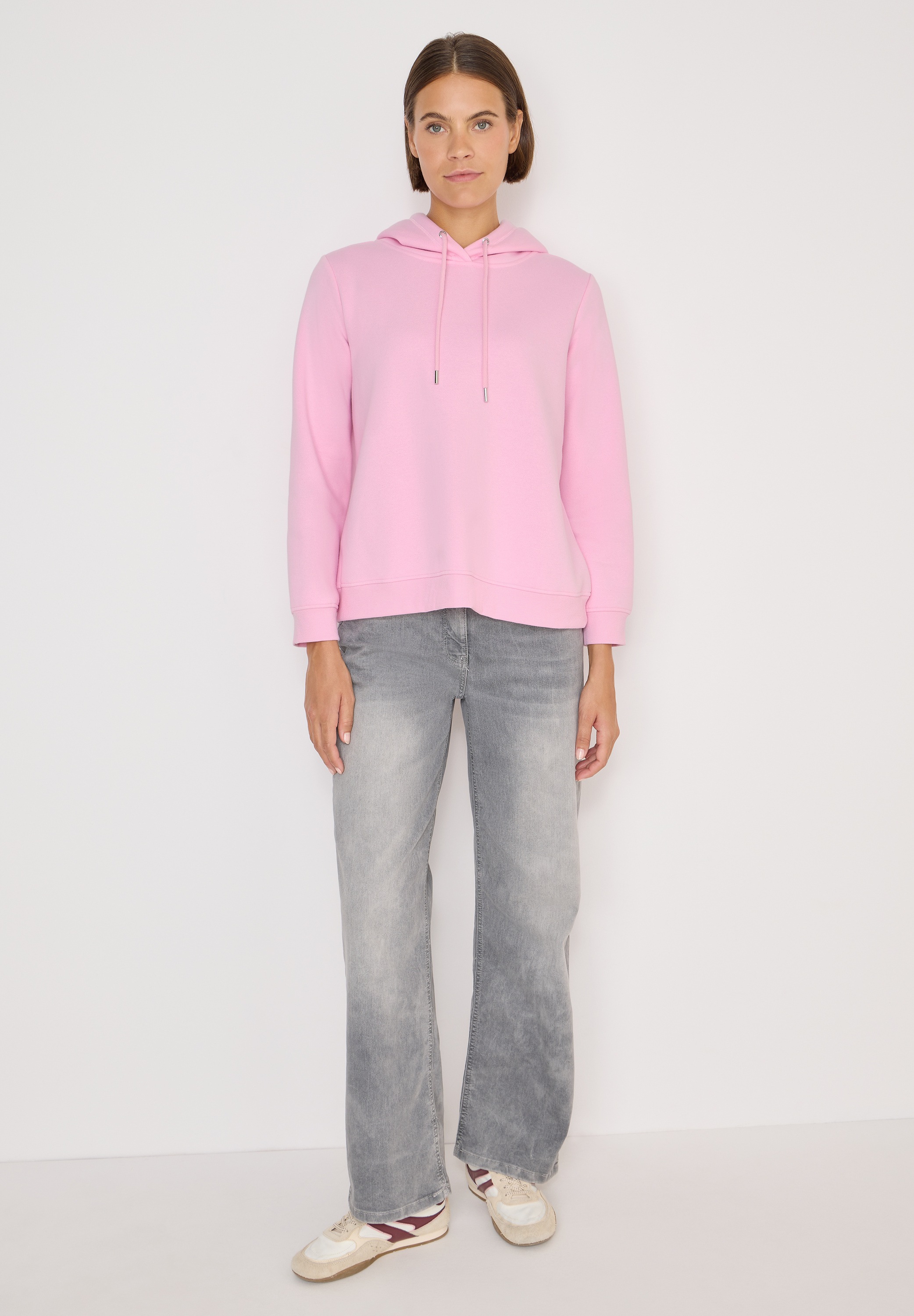 Cecil Hoodie , aus softem Materialmix
