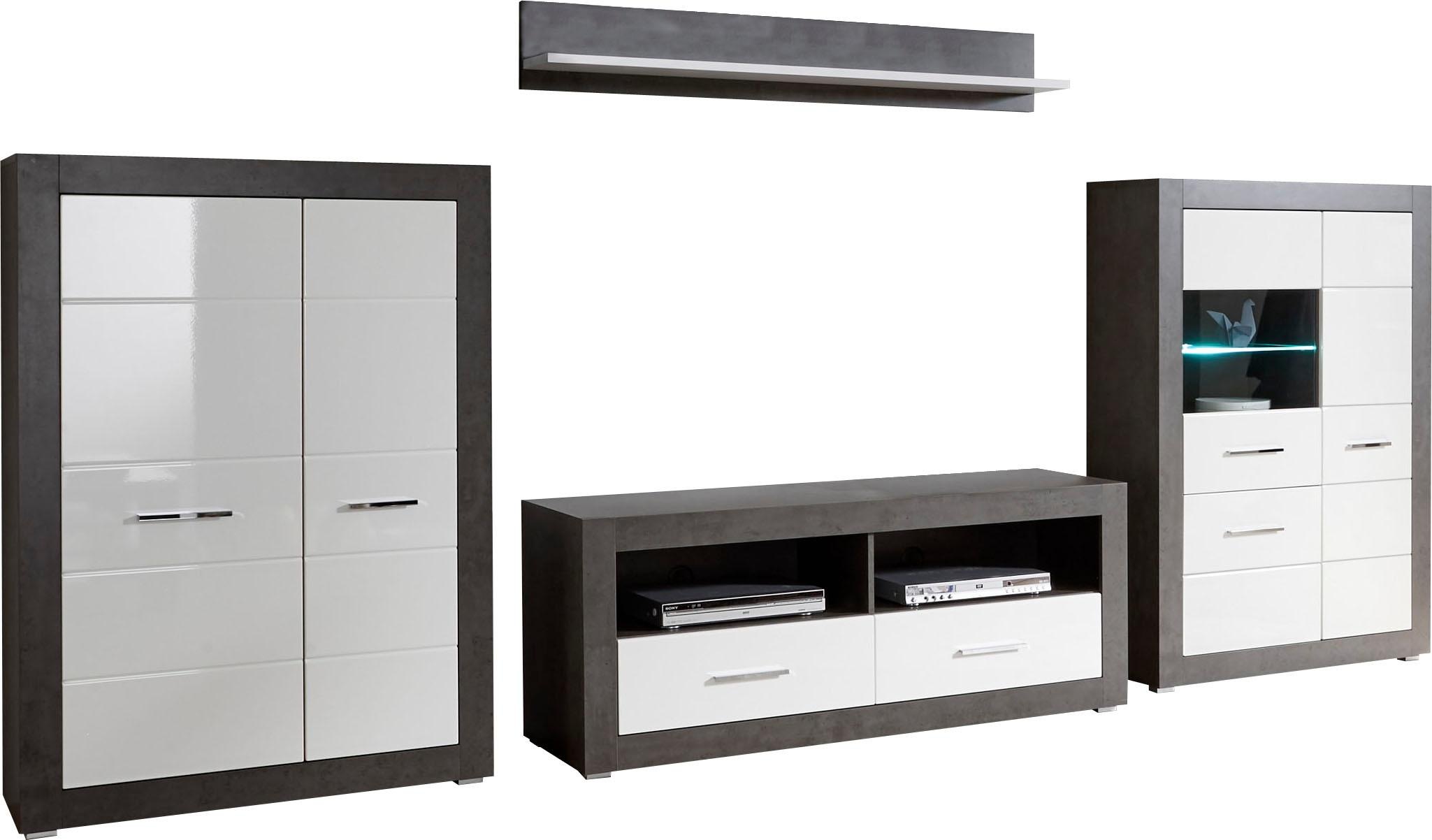 Home affaire Wohnwand "Etero" Set, 4 Stk. tlg. günstig online kaufen