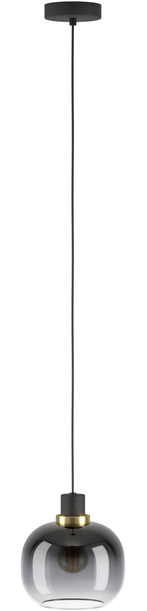 EGLO Hängeleuchte »OILELLA Pendellampe - Stahl - E27 - 1X40W - IP20« E27 1 Stk. Hängelampe, Deckenlampe, Wohnzimmer, Esszimmer, H110 x Ø19 cm