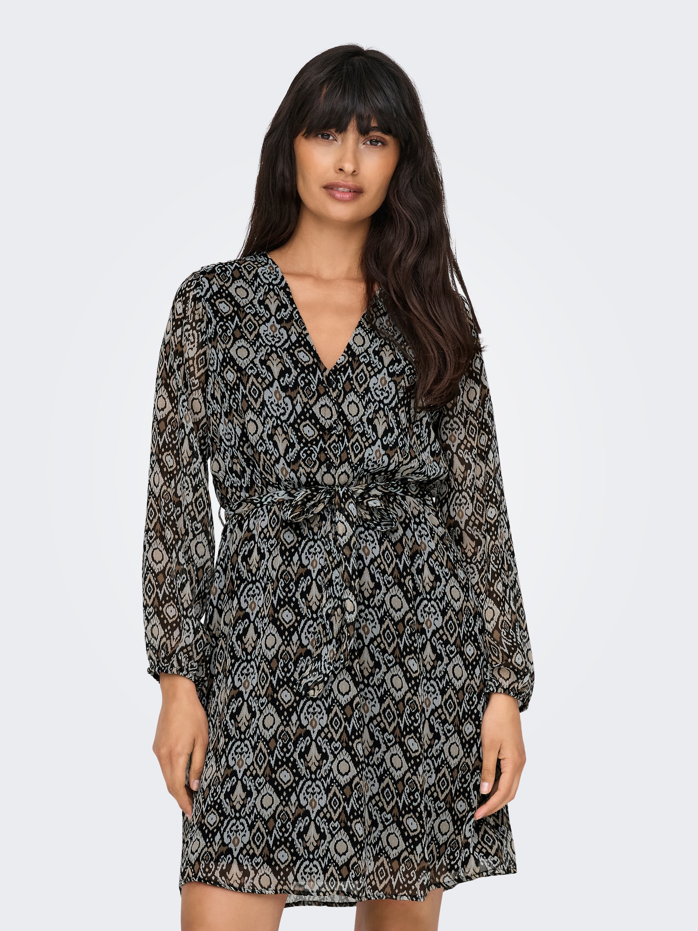ONLY Druckkleid "ONLCERA 3/4 SHORT DRESS WVN NOOS", in unterschiedlichen Al günstig online kaufen