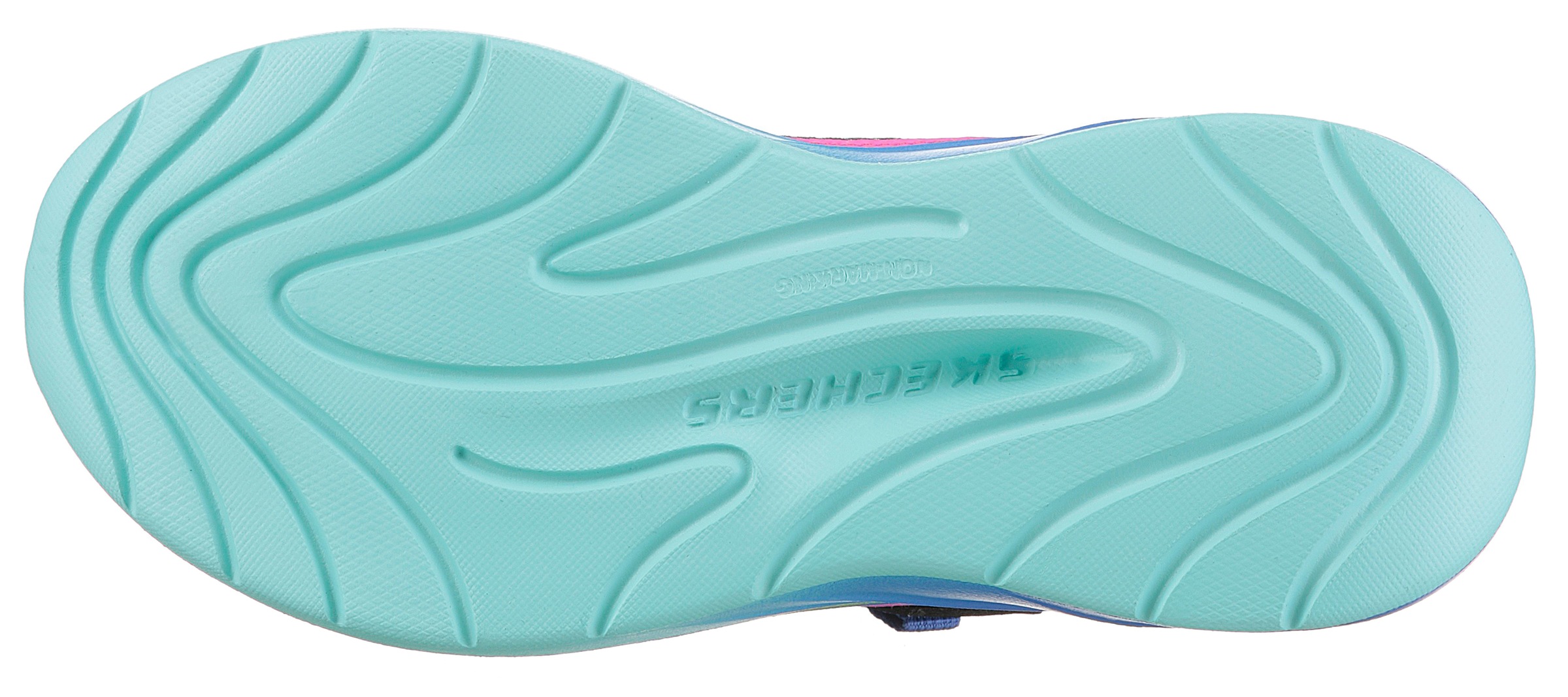 Skechers Sneaker »WAVE 92«, Halbschuh mit Klettverschluss, Größenschablone zum Download