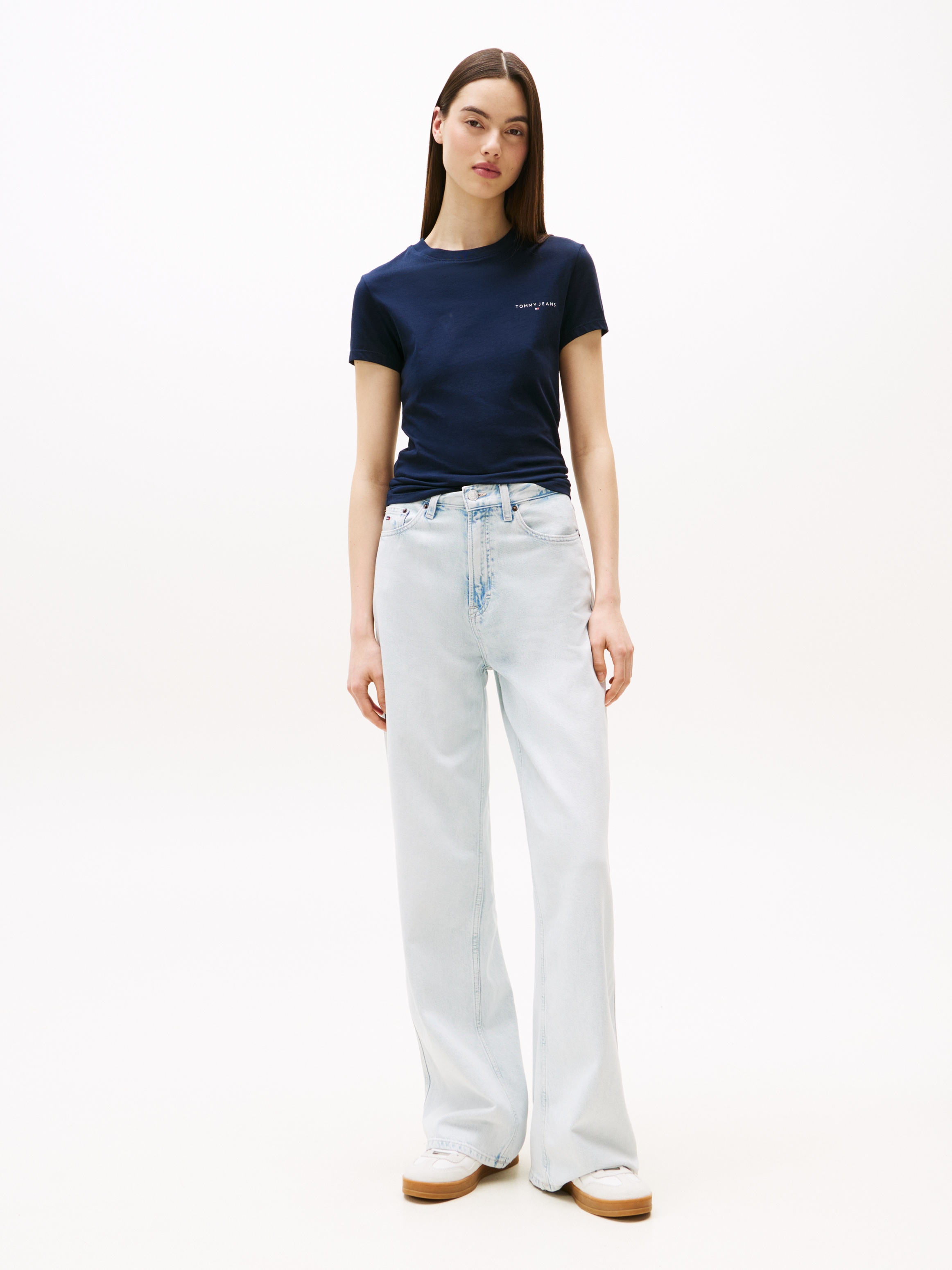 Tommy Jeans Kurzarmshirt »TJW SLIM LINEAR SS TEE EXT«