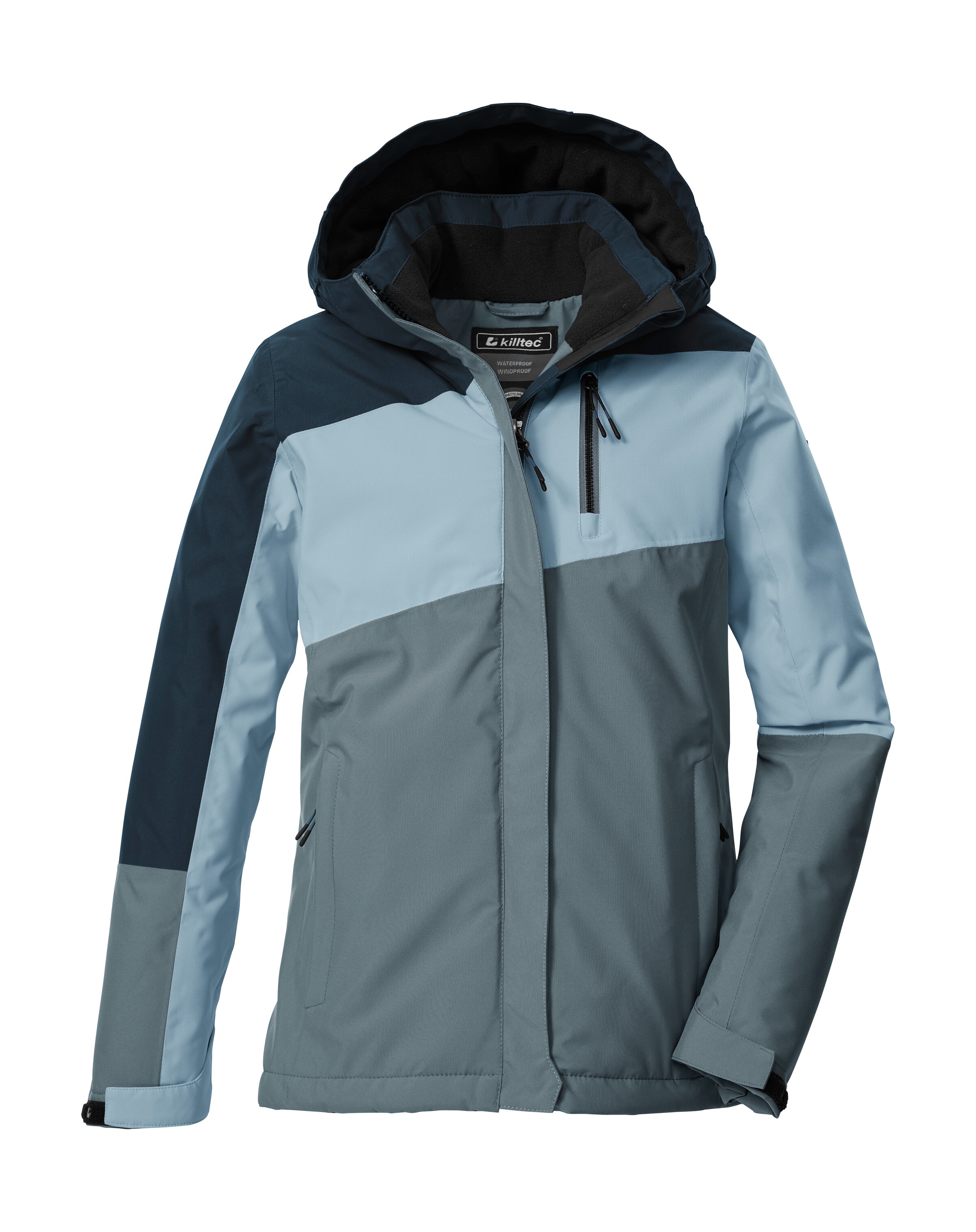 Killtec Funktionsjacke „KOW 218 GRLS JCKT“ Winddichte, wasserdichte Kinderjacke mit verstellbarer Kapuze