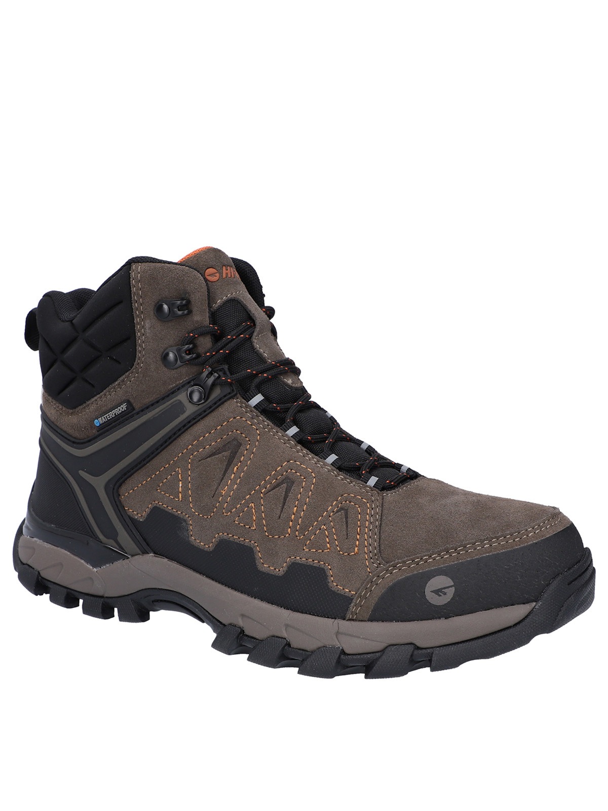 HI-TEC Herren Wanderschuh "Freizeitschuhe O010679-041 Hi-Tec V-Lite", Gr. 43, braun, Obermaterial: 100% Textilmaterial TEXMAT., Schuhe