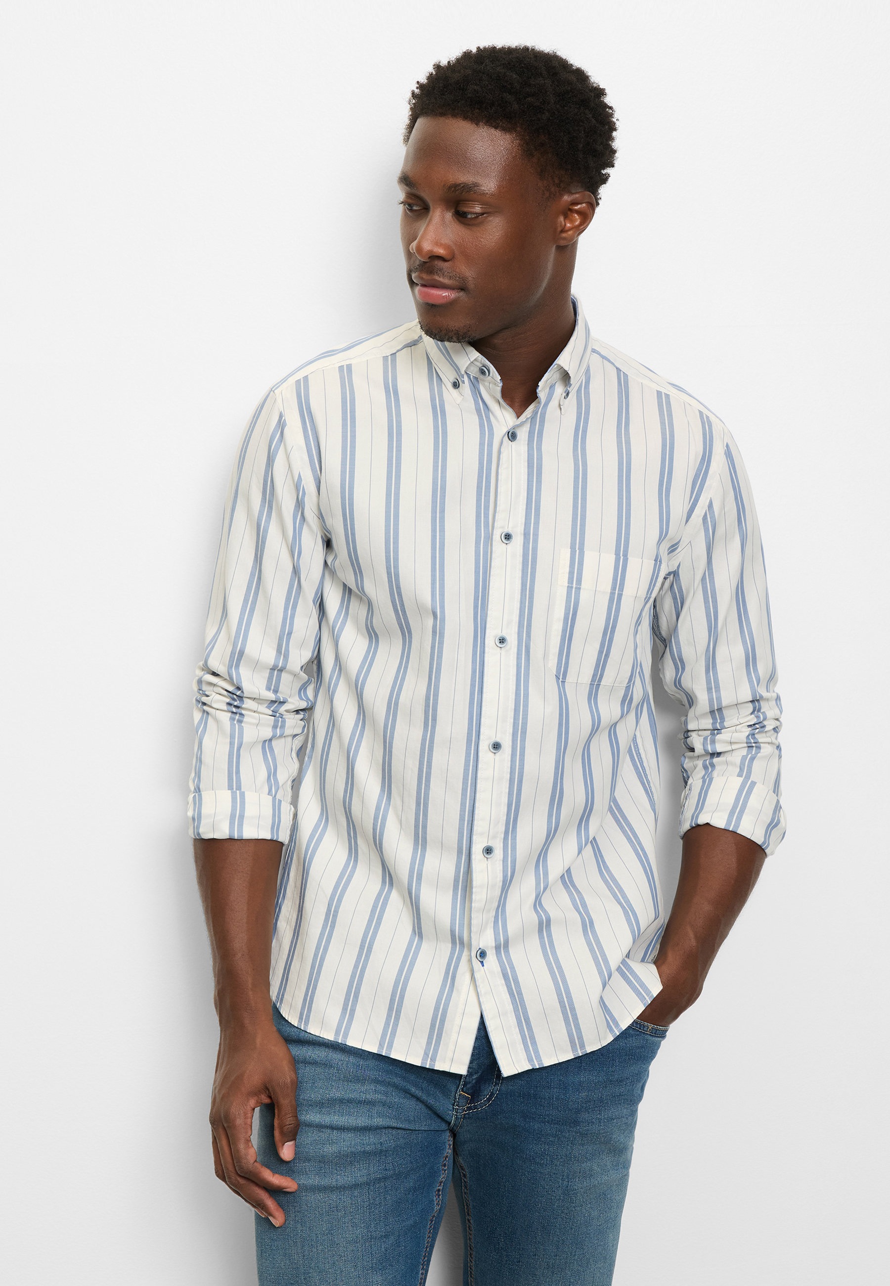 OLYMP Casual Long Sleeve Shirt White XL 10