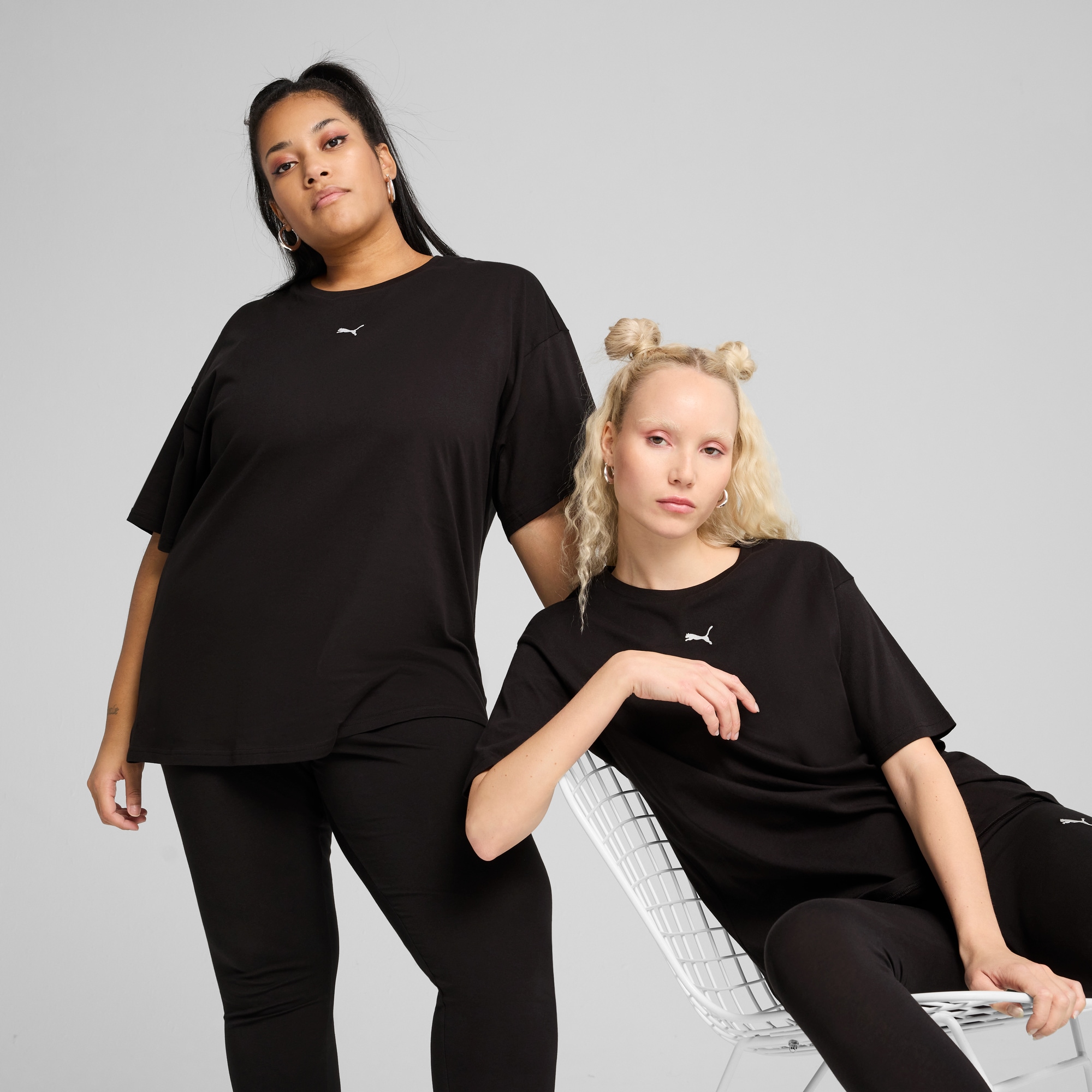 PUMA T-Shirt "ESS RELAXED TEE" Kurzarm, Rundhalsausschnitt