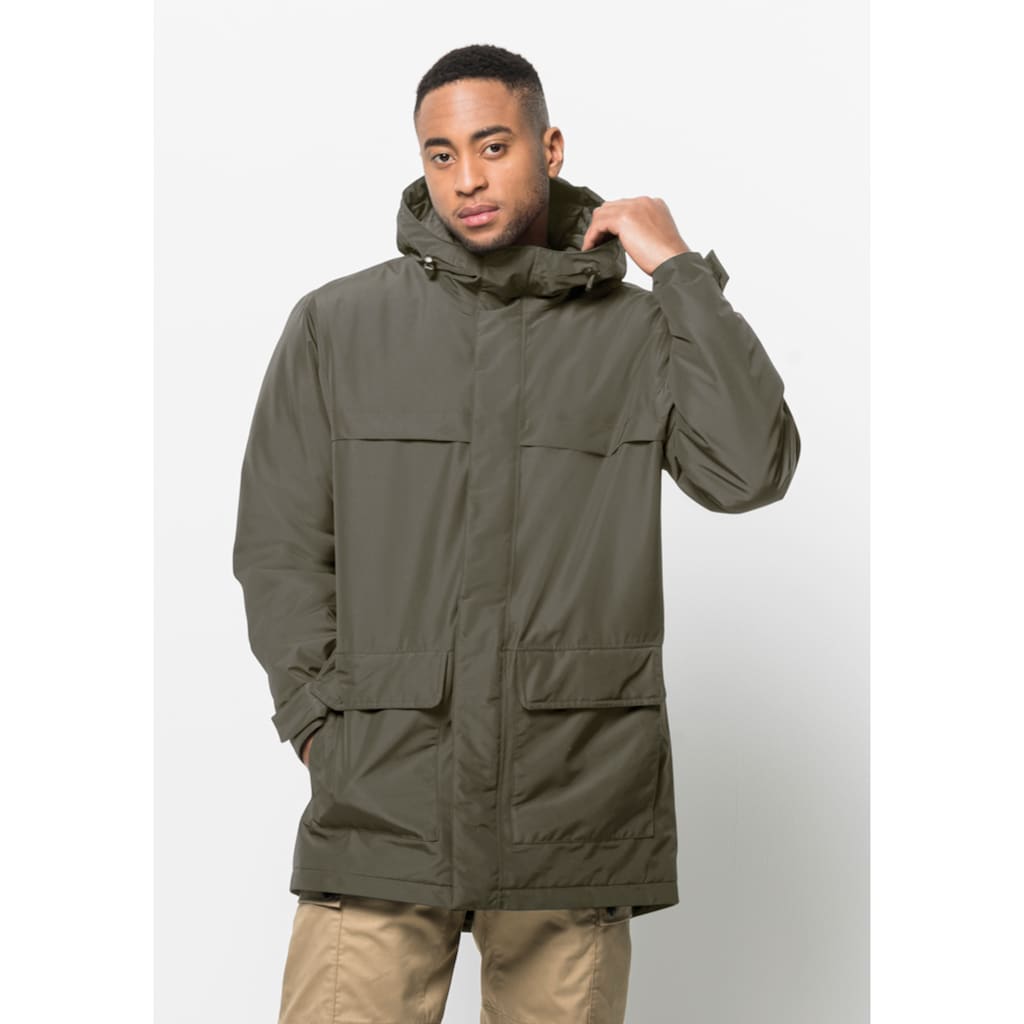 Jack Wolfskin Funktionsparka »WINTERLAGER PARKA M«, mit Kapuze