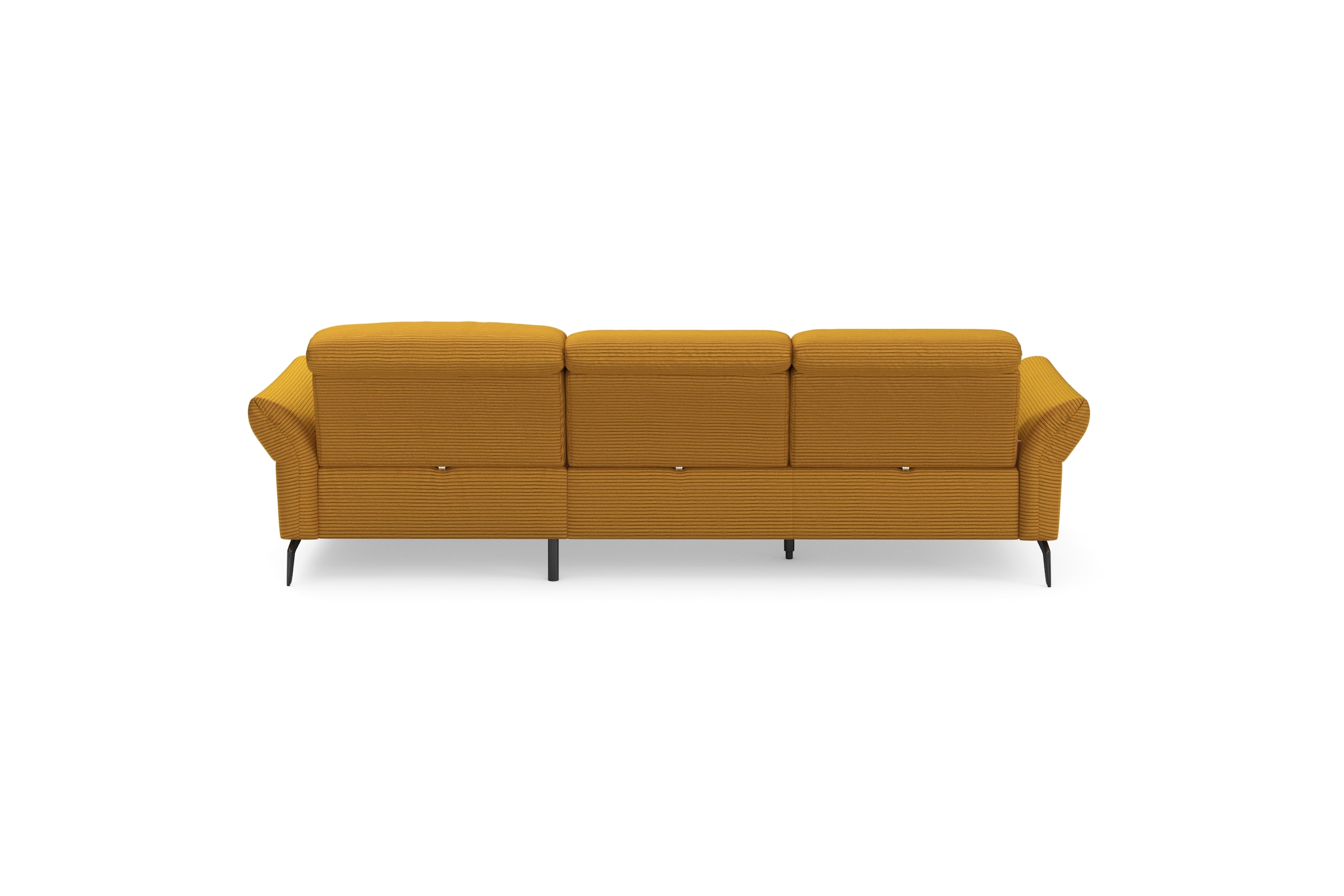 INOSIGN Ecksofa »Coco L-Form«, Sitztiefen-, Arm- und Kopfteilverstellung, Cord-Bezug, Fußhöhe 15 cm