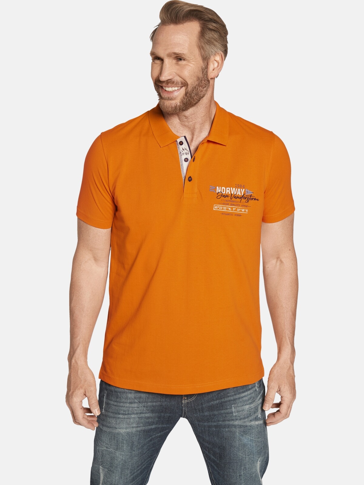 Jan Vanderstorm Poloshirt "Poloshirt RAGGE" günstig online kaufen