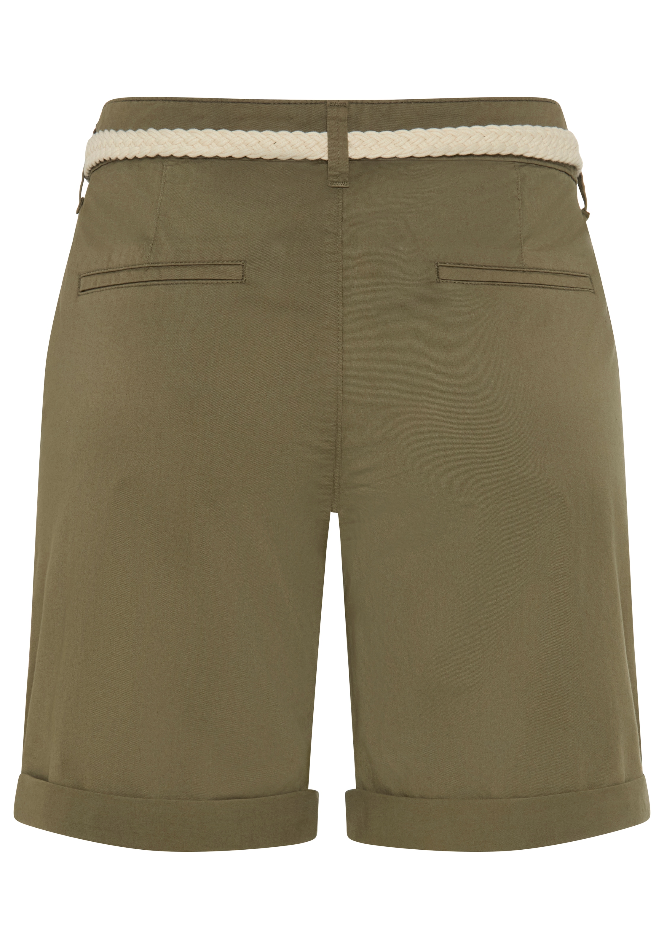 MAC Chinoshorts »CHINO SHORTS belt«  inklusive Flecht- Gürtel