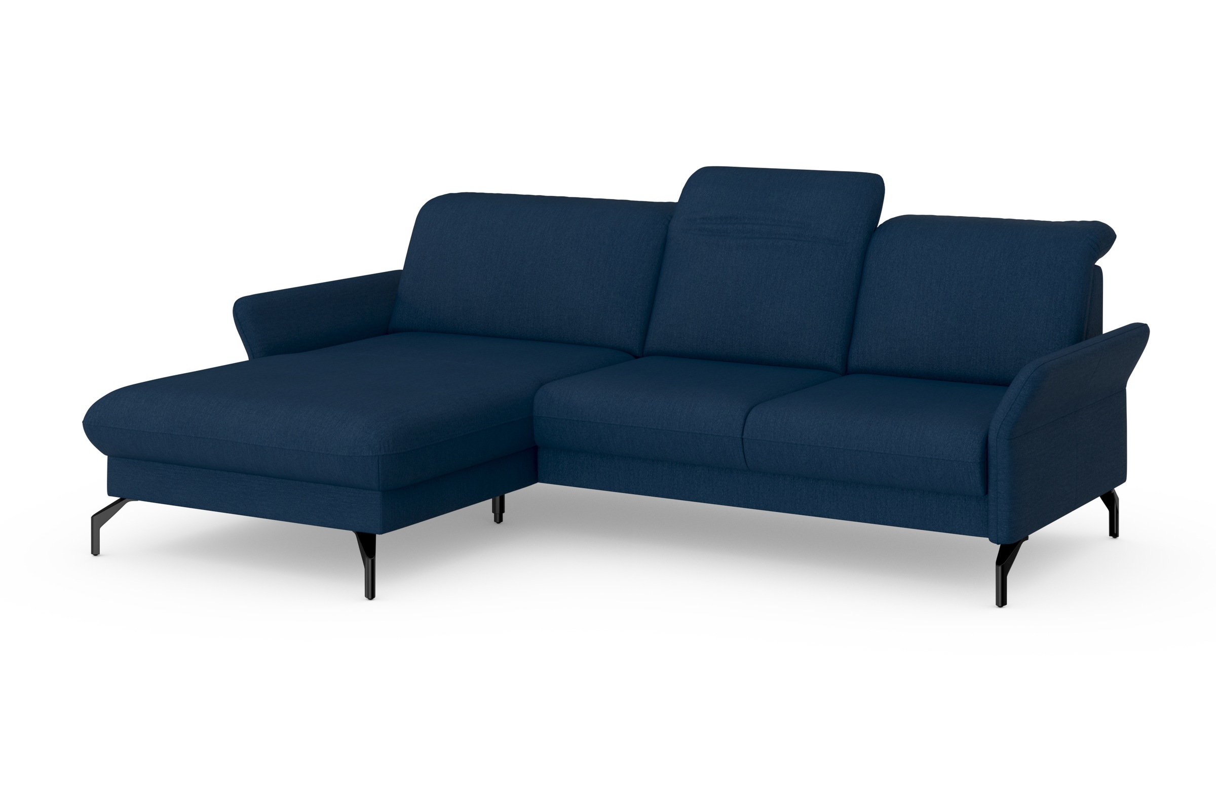 sit&more Ecksofa »Fashion L-Form«, wahlweise mit Kopfteilverstellung und Vorziehsitz, motorisch