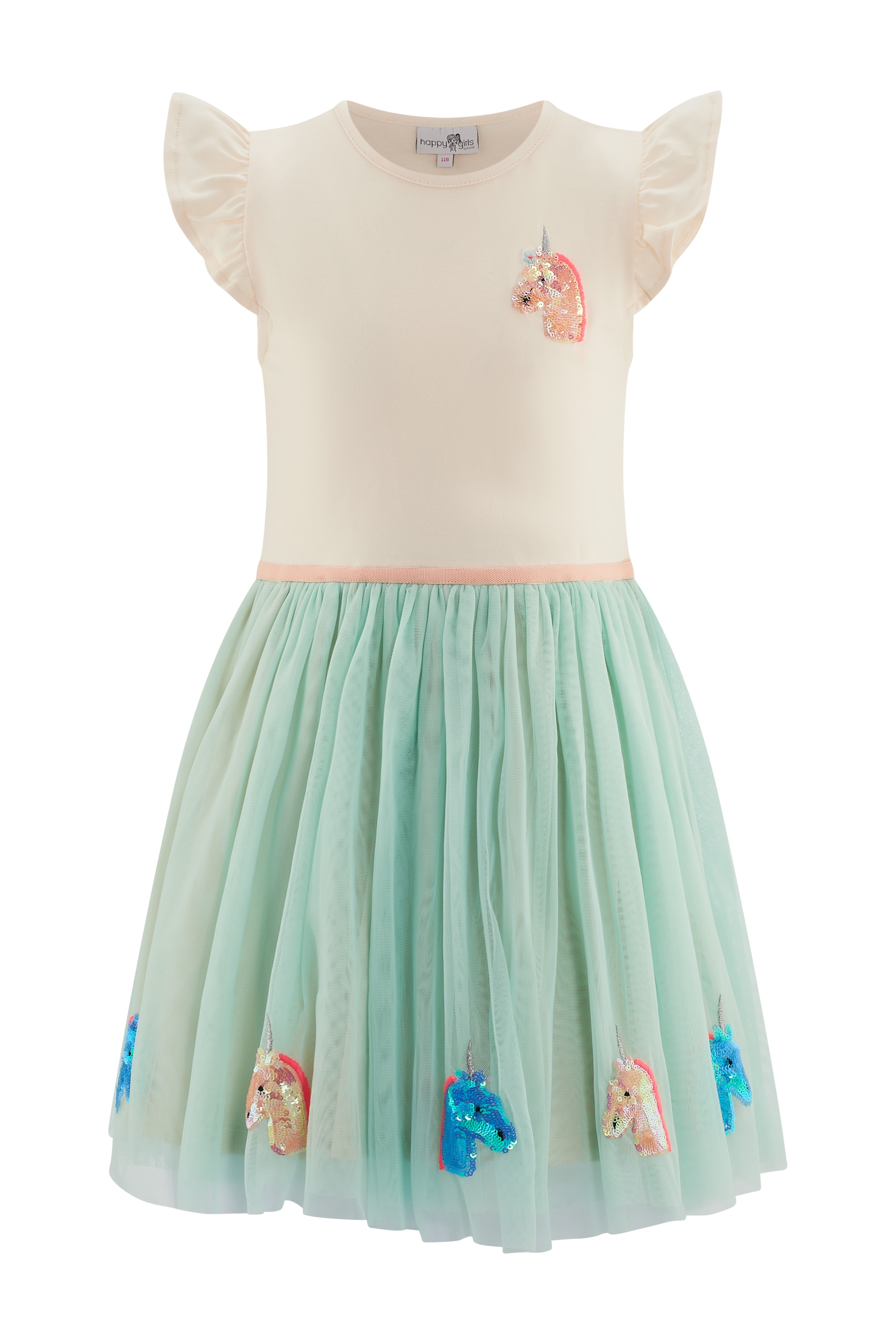 happy girls Jerseykleid mit Tüllrock und tollen Pailletten-Applikationen