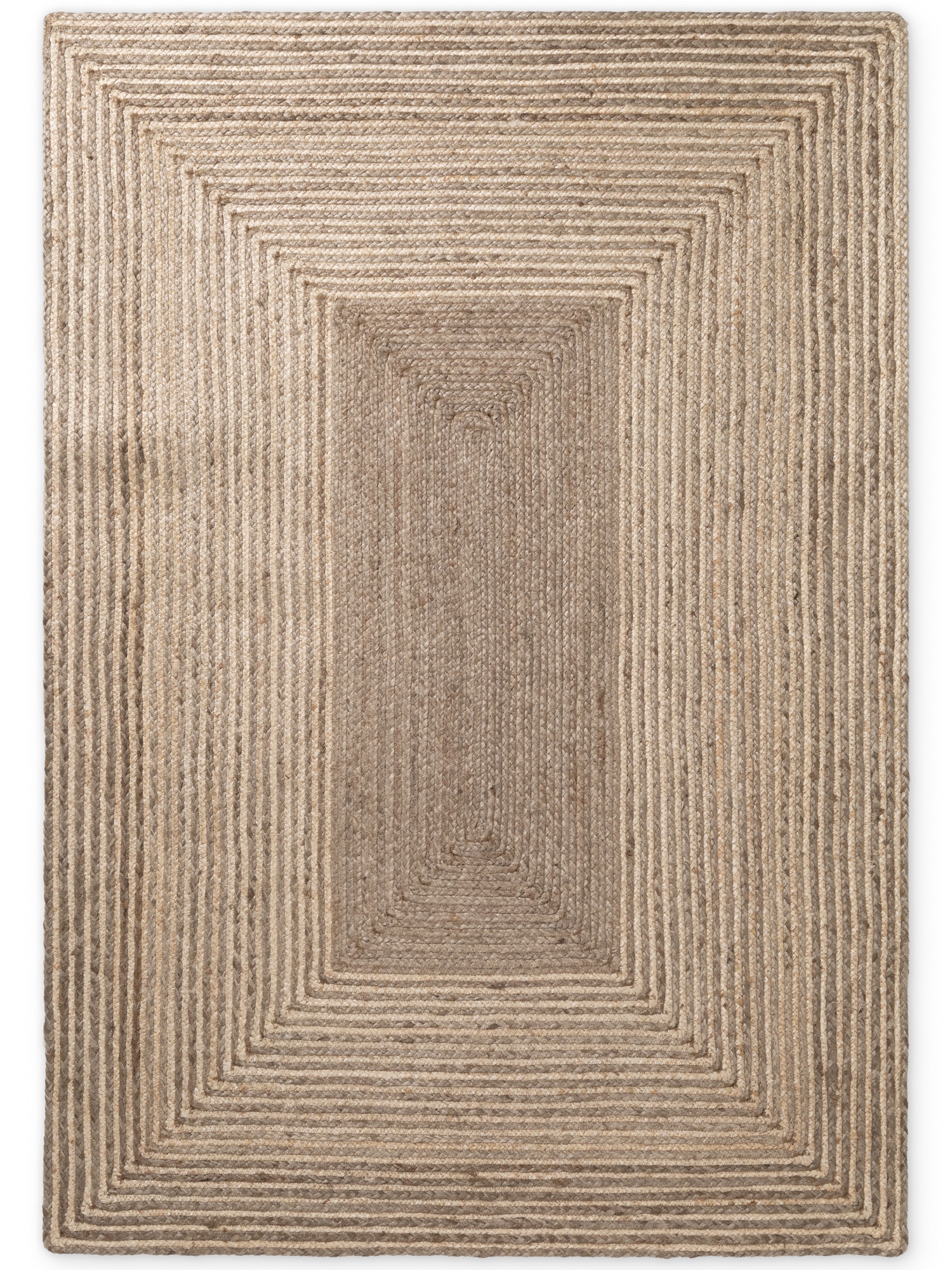 HANSE Home »Juno Line  Juteteppich« rechteckig 9 mm Höhe Jute, Shape, Handgemacht, Wohnzimmerteppich, Naturteppich, Wohnzimmer