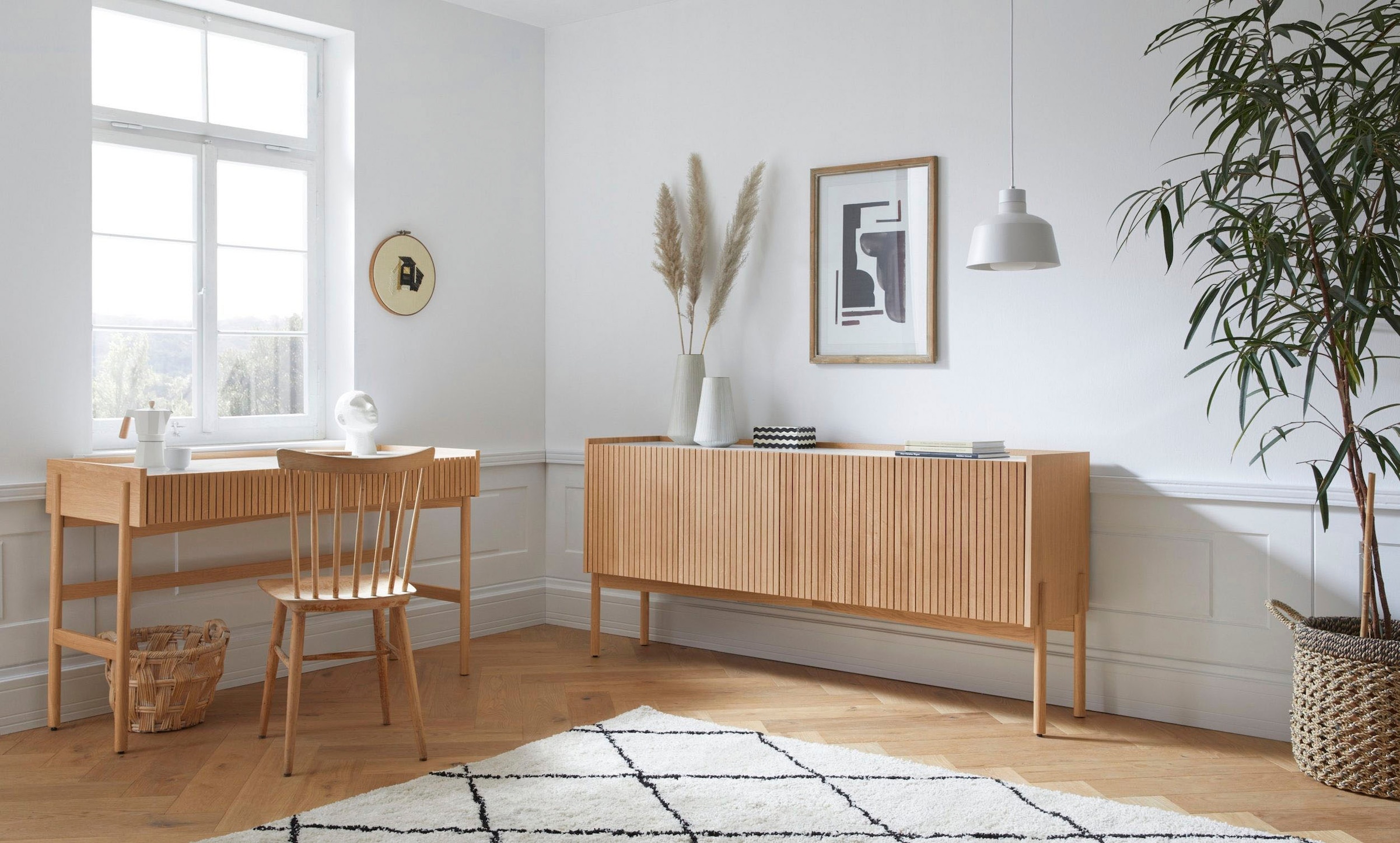 Woodman Sideboard »Bottrup«, Breite 177,5 cm, viel Stauraum, verstellbare Einlegeböden