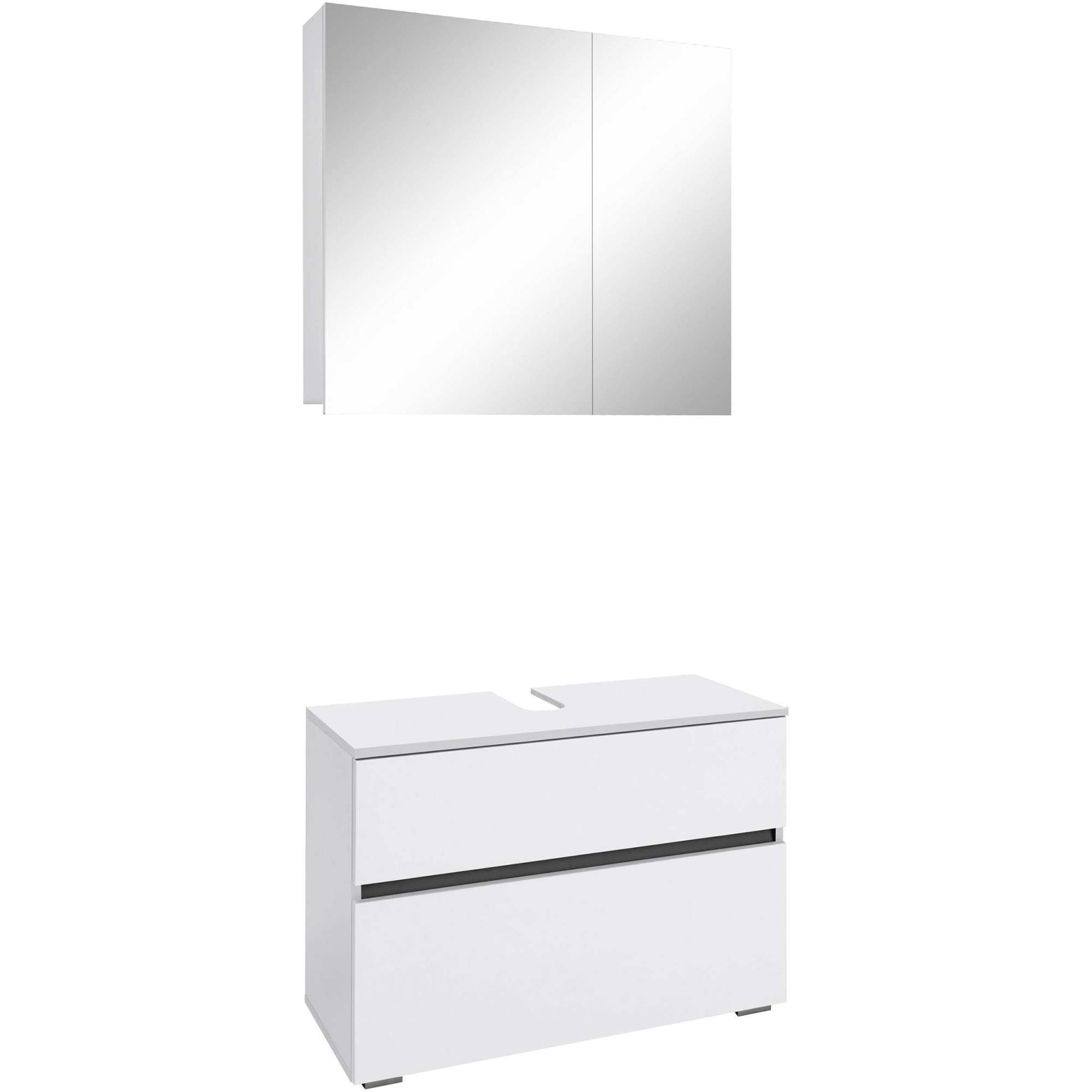 Home affaire Badmöbel-Set "Wisla" Set, 2 Stk. tlg. Spiegelschrank, WBU mit günstig online kaufen