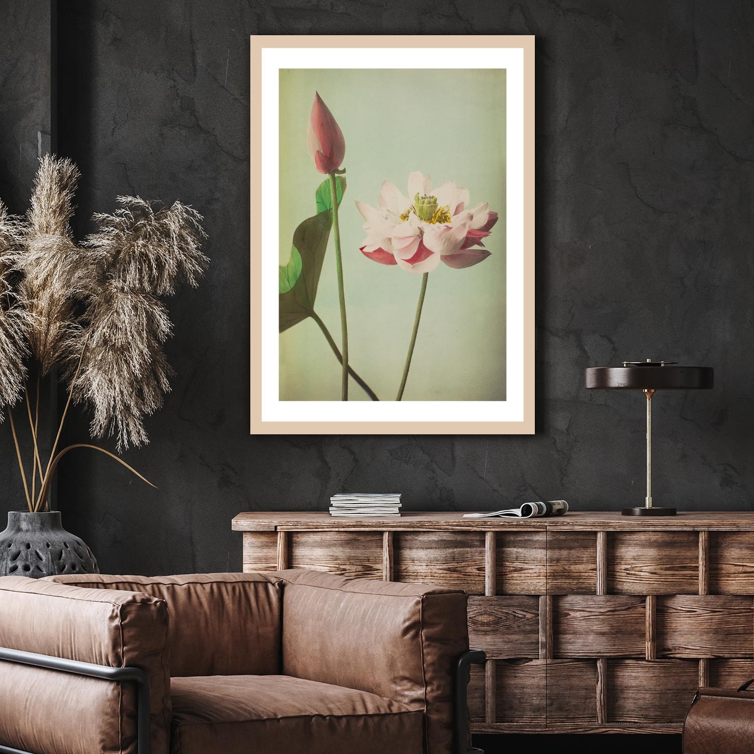 queence Bild mit Rahmen "Gudrun", Blumen-Pflanzen-Kunst-Blumenbilder, Premi günstig online kaufen