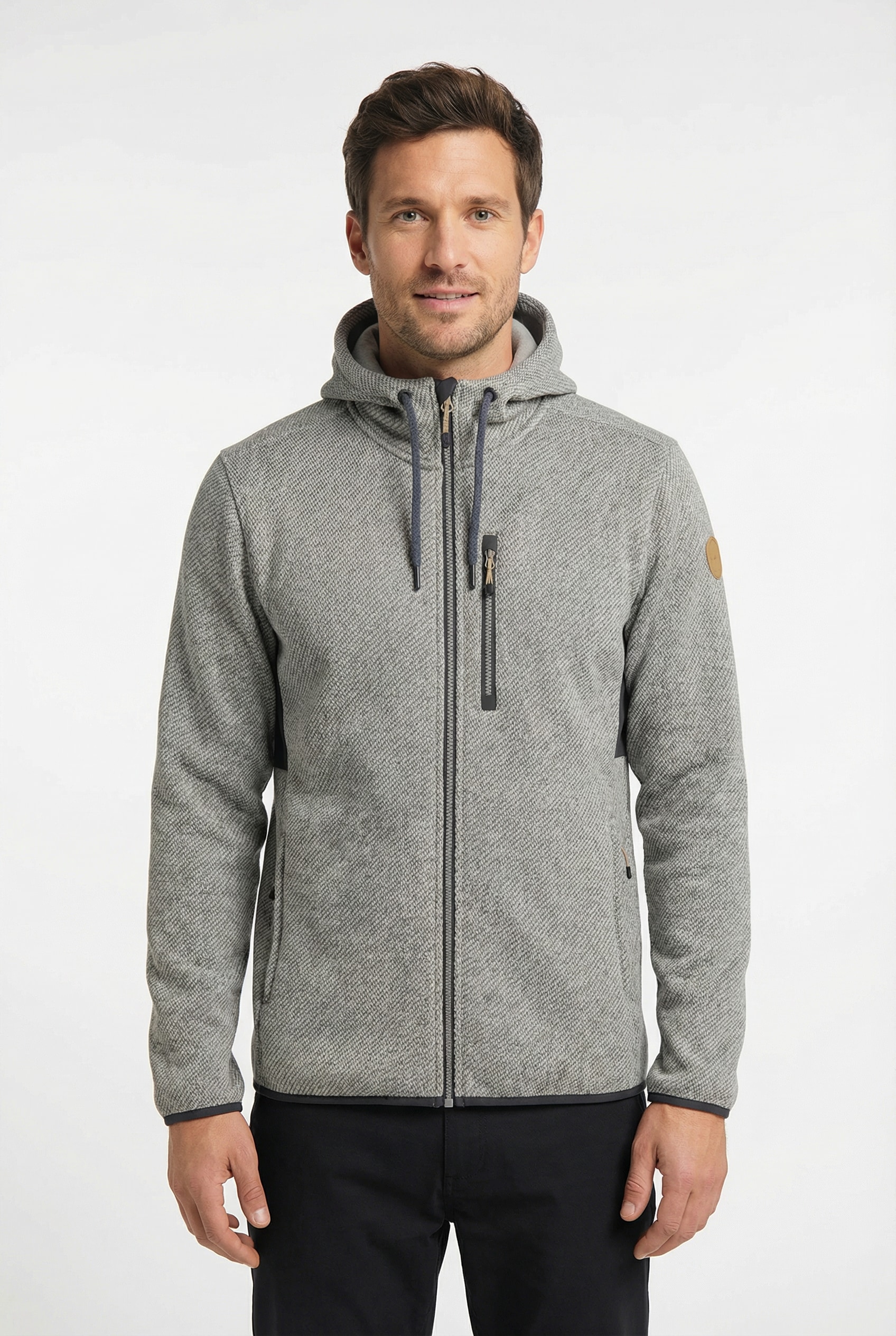 Icepeak Fleecejacke "MANAWA" schnell trocknendes Obermaterial aus Polyester, auch in großen Größen