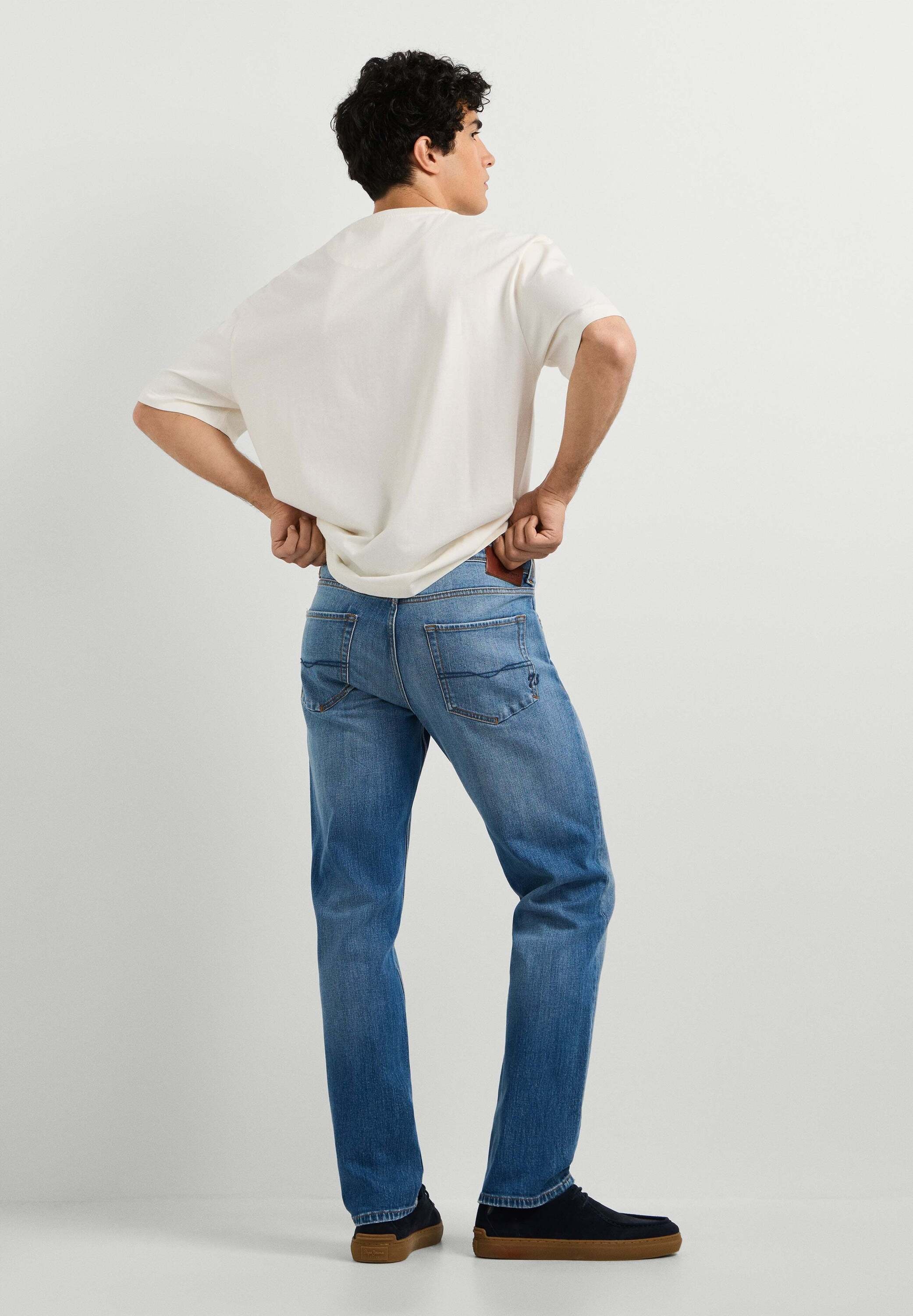 Pepe Jeans 1100000002199 »relaxed fit jeans STRAIGHT JEANS CASH BRIT MEDIUM«