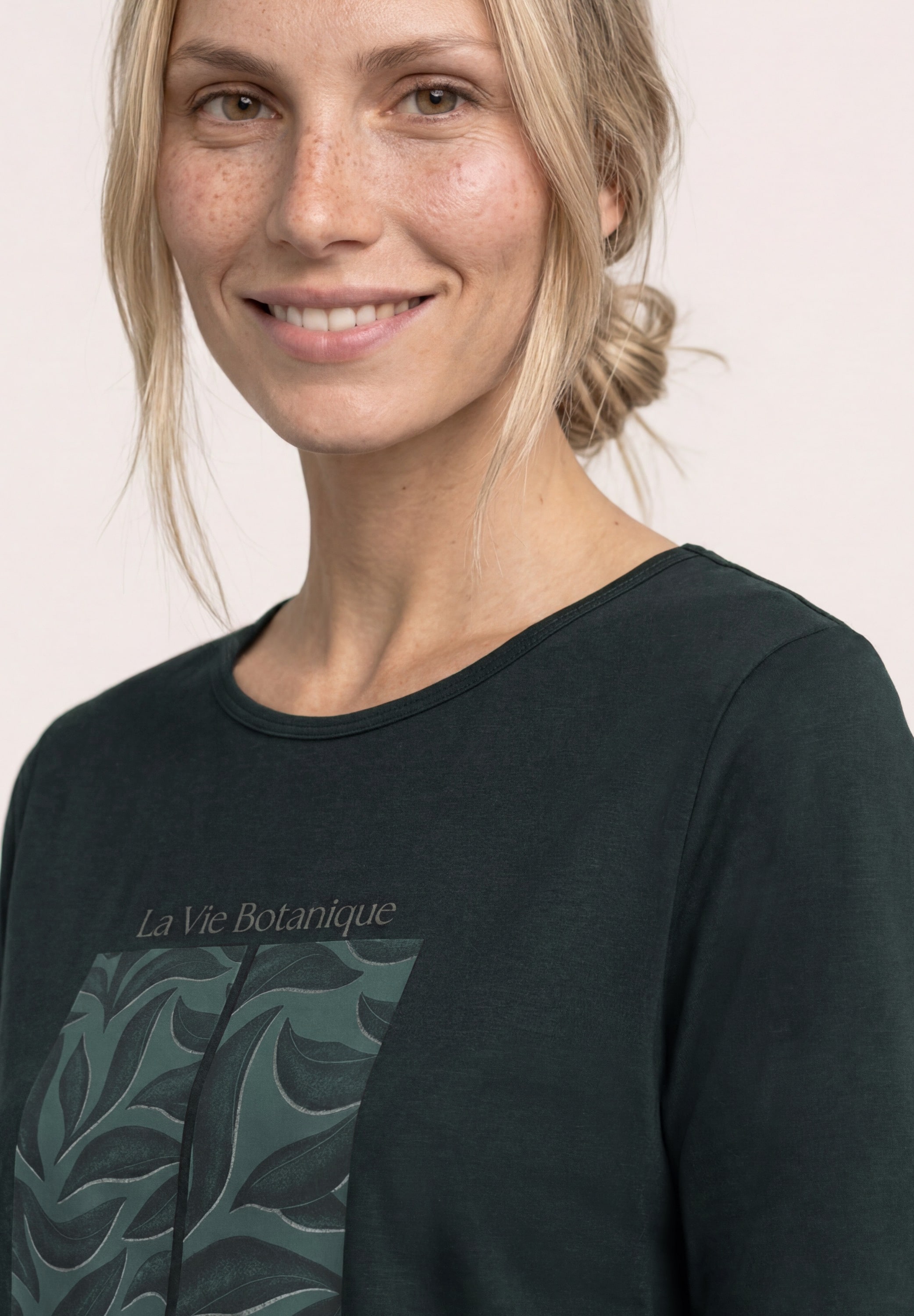 STREET ONE T-Shirt »Style Lea« Rundhalsusschnitt, Modalmix, mit Frontprint