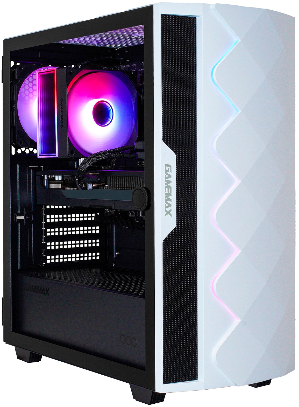 GAMEMAX Gaming-PC »Diamond WT 8172 AMD Ryzen 7 5700X 32GB 1TB SSD RX9070« Windows 11