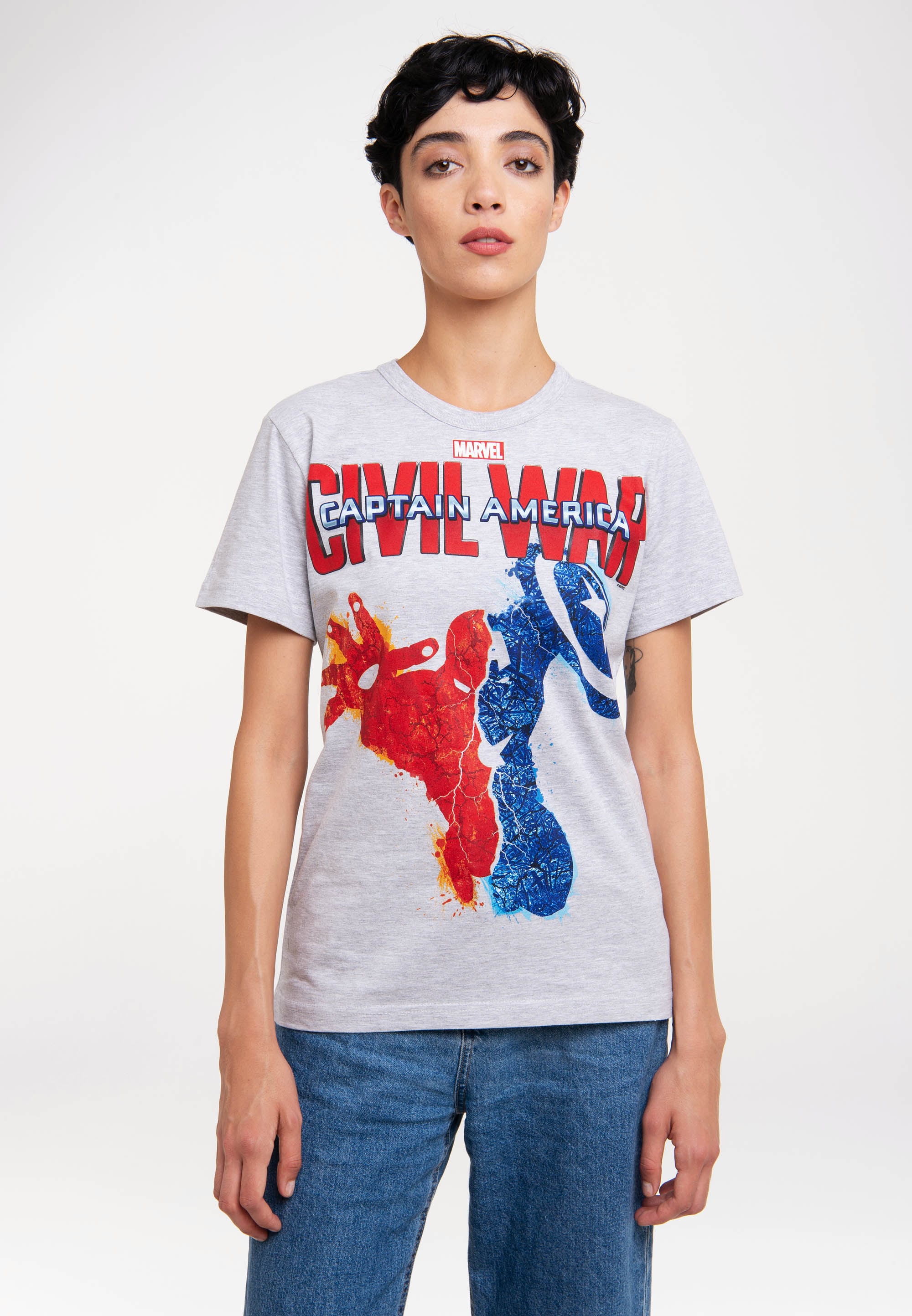 T-Shirt »Marvel - Captain America - Civil War«, mit trendigem Superhelden-Print