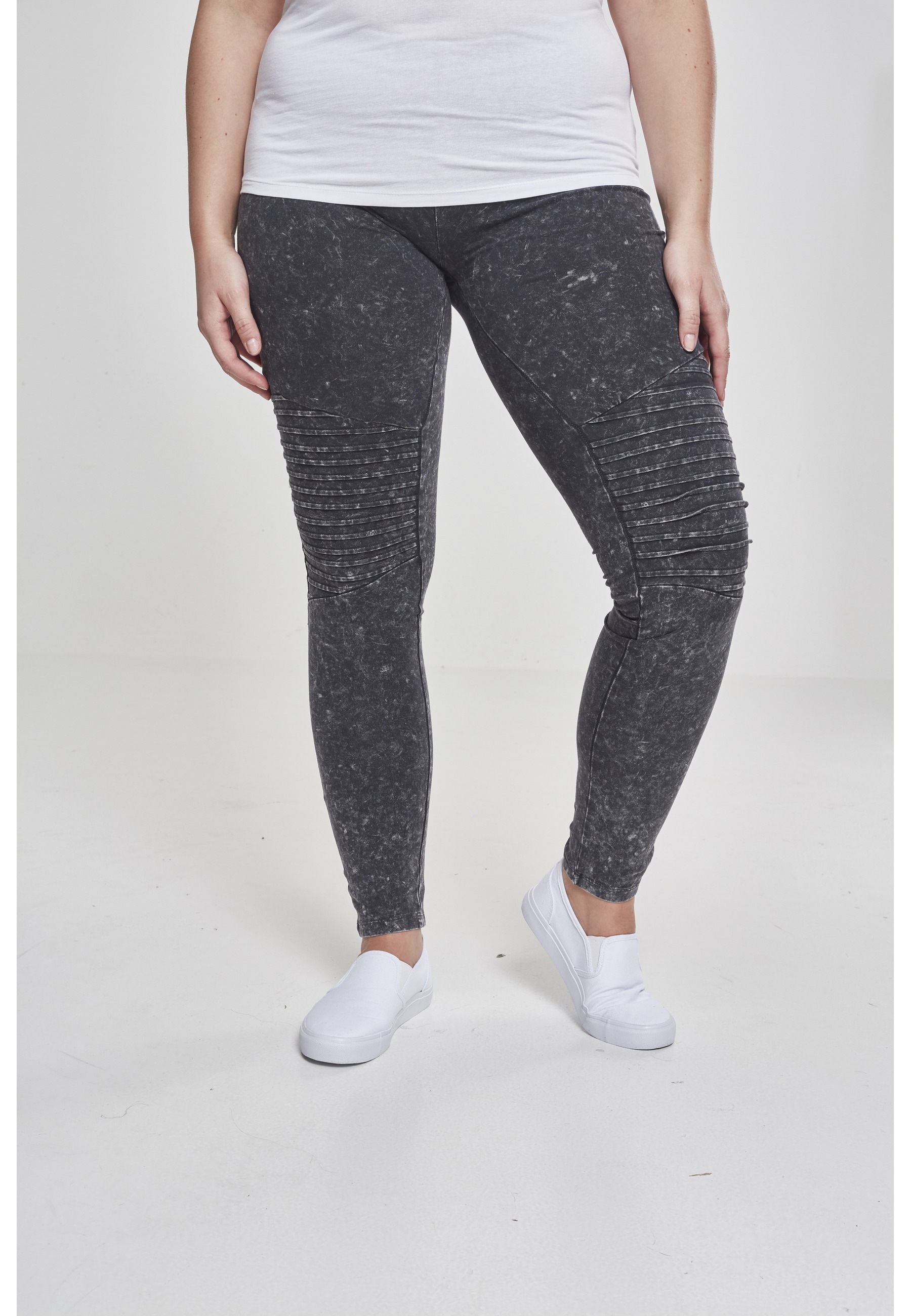 URBAN CLASSICS Leggings »Urban Classics Damen Ladies Denim Jersey Leggings«