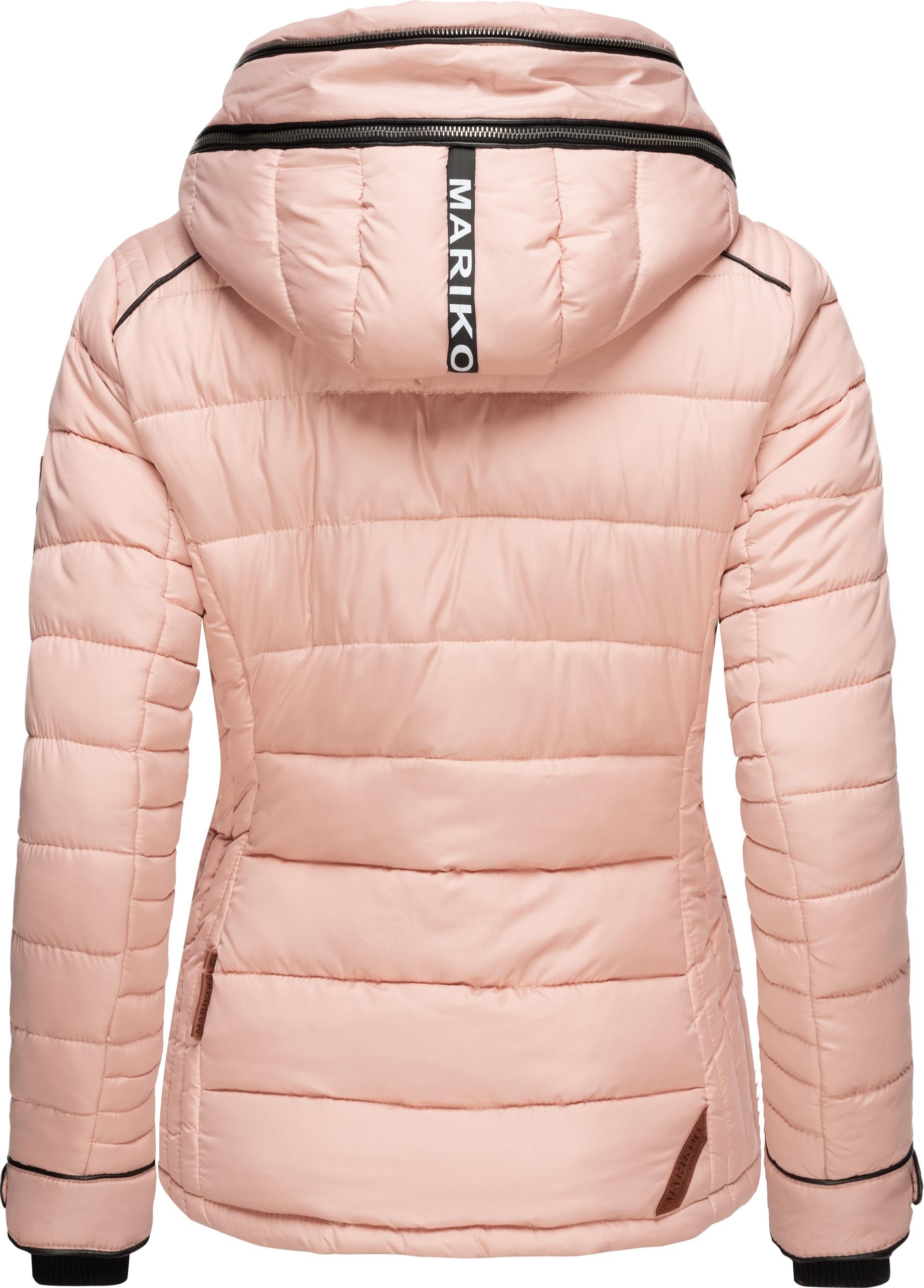 Marikoo Winterjacke »Hasimausi«, mit Kapuze, stylische Damen Steppjacke mit großer Kapuze