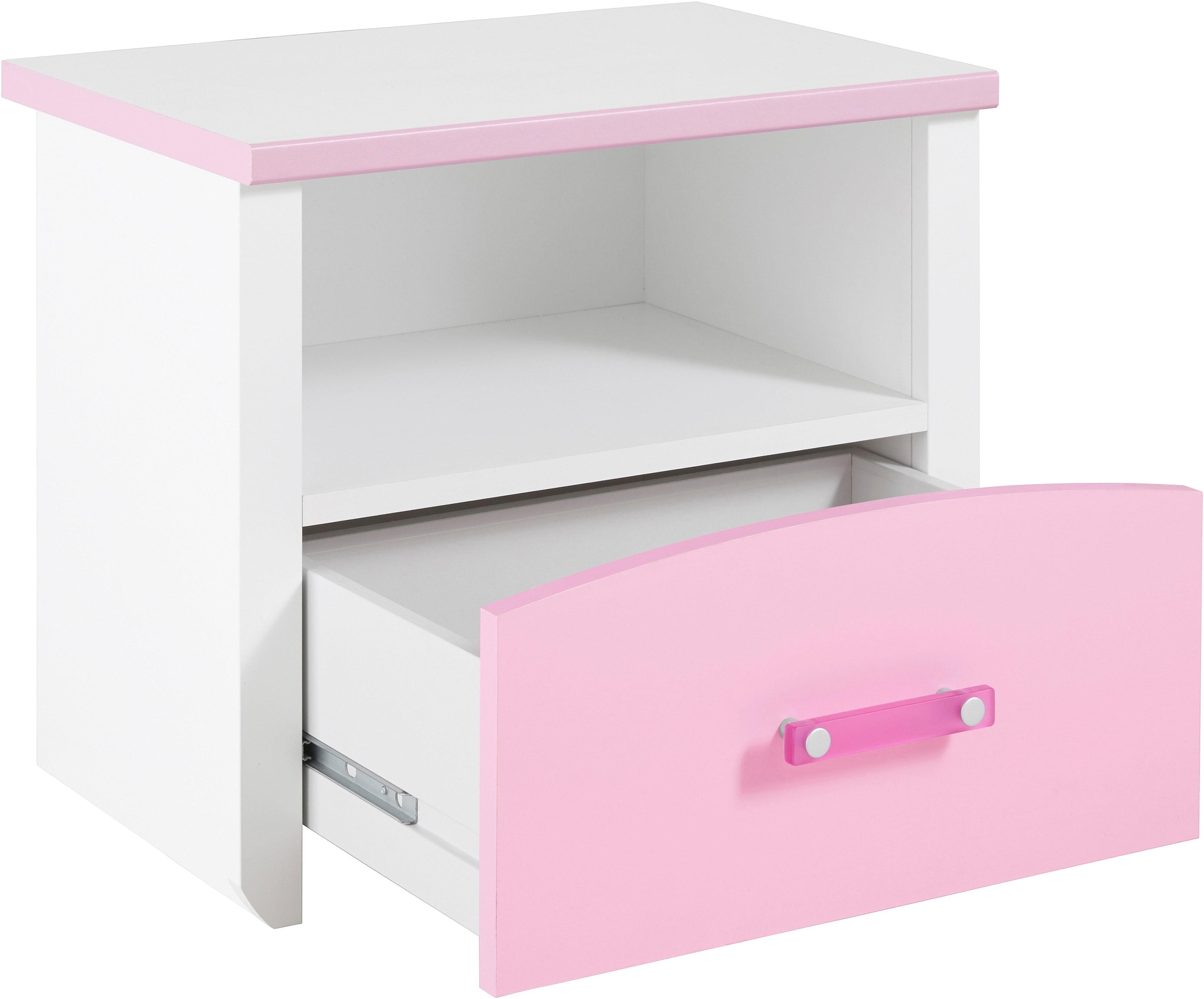 Parisot Jugendzimmer-Set »Biotiful«, (Set, 4 St., Bett, Nachttisch, Schrank,  Kommode, Schreibtisch), mit 3-trg. Kleiderschrank | BAUR