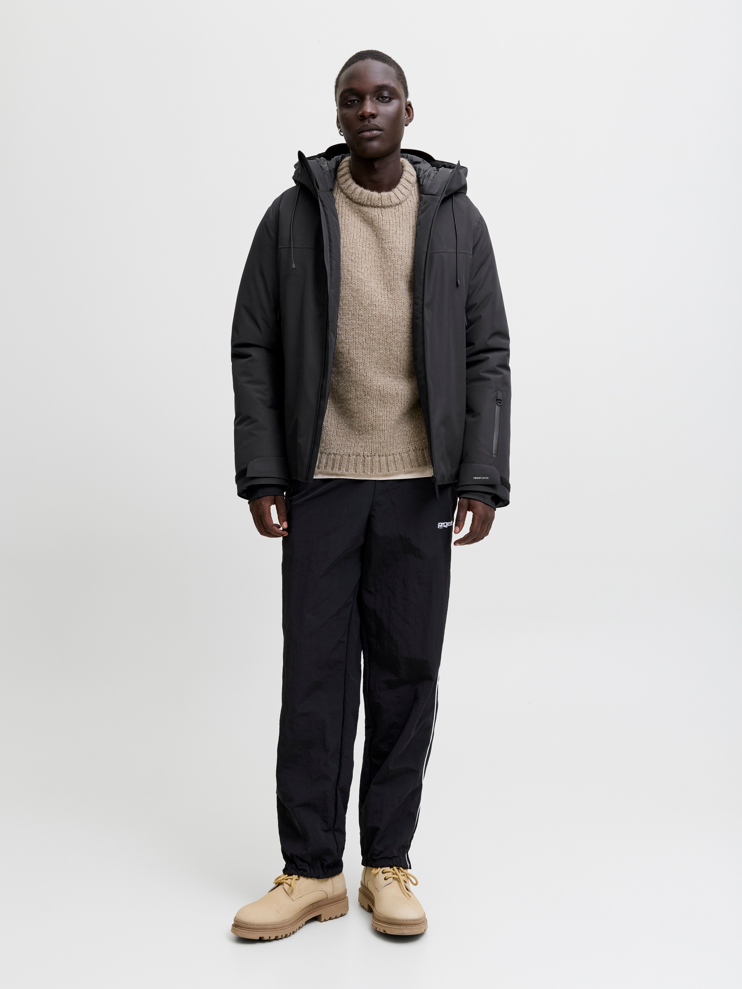 Jack & Jones Outdoorjacke »JCOFUSION TECHNICAL JACKET SN«, mit Kapuze