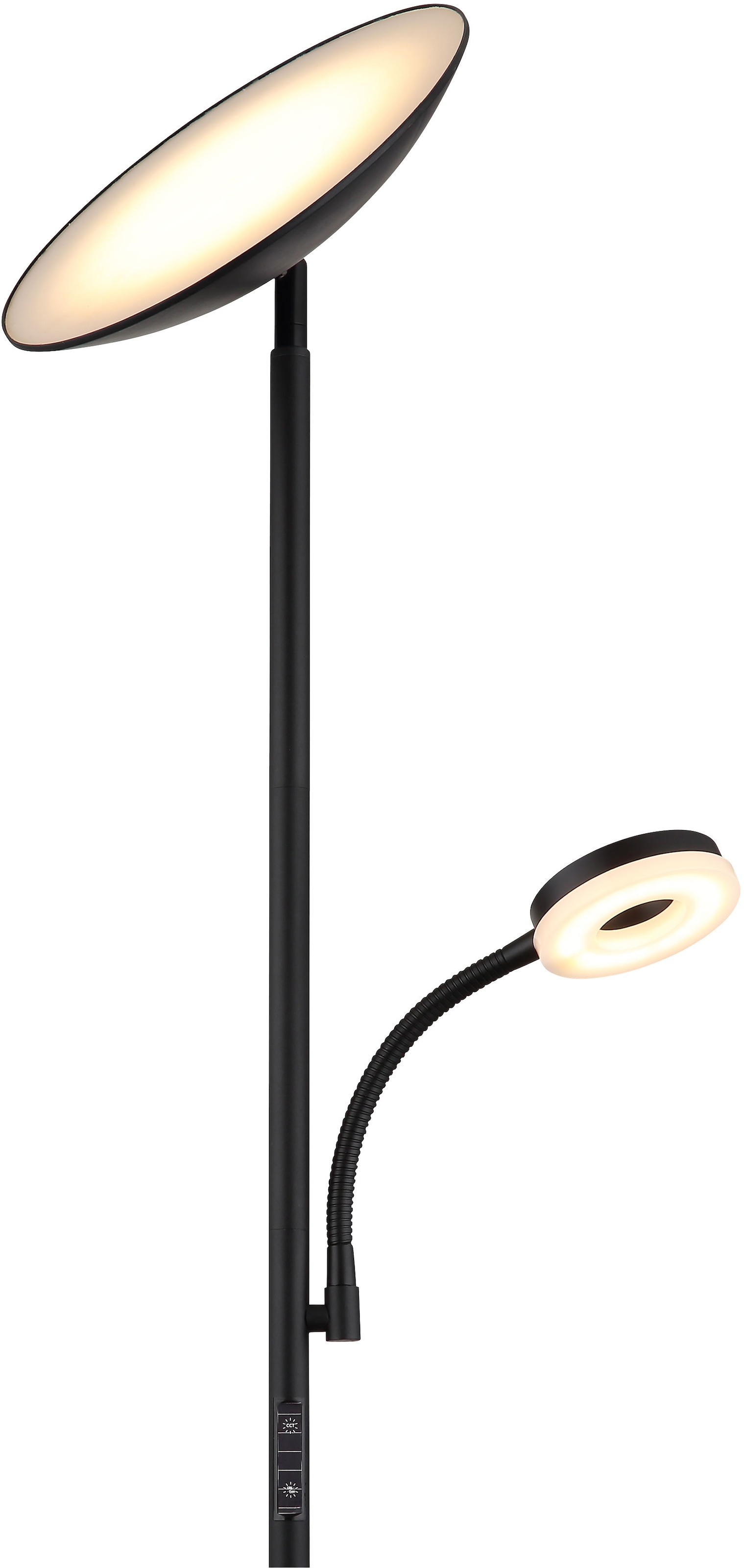 GLOBO LIGHTING LED Stehlampe »SKOPO«, Leuchtmittel LED-Modul | LED fest integriert, Stehleuchte/Wohnzimmer/Schlafzimmer/Flur