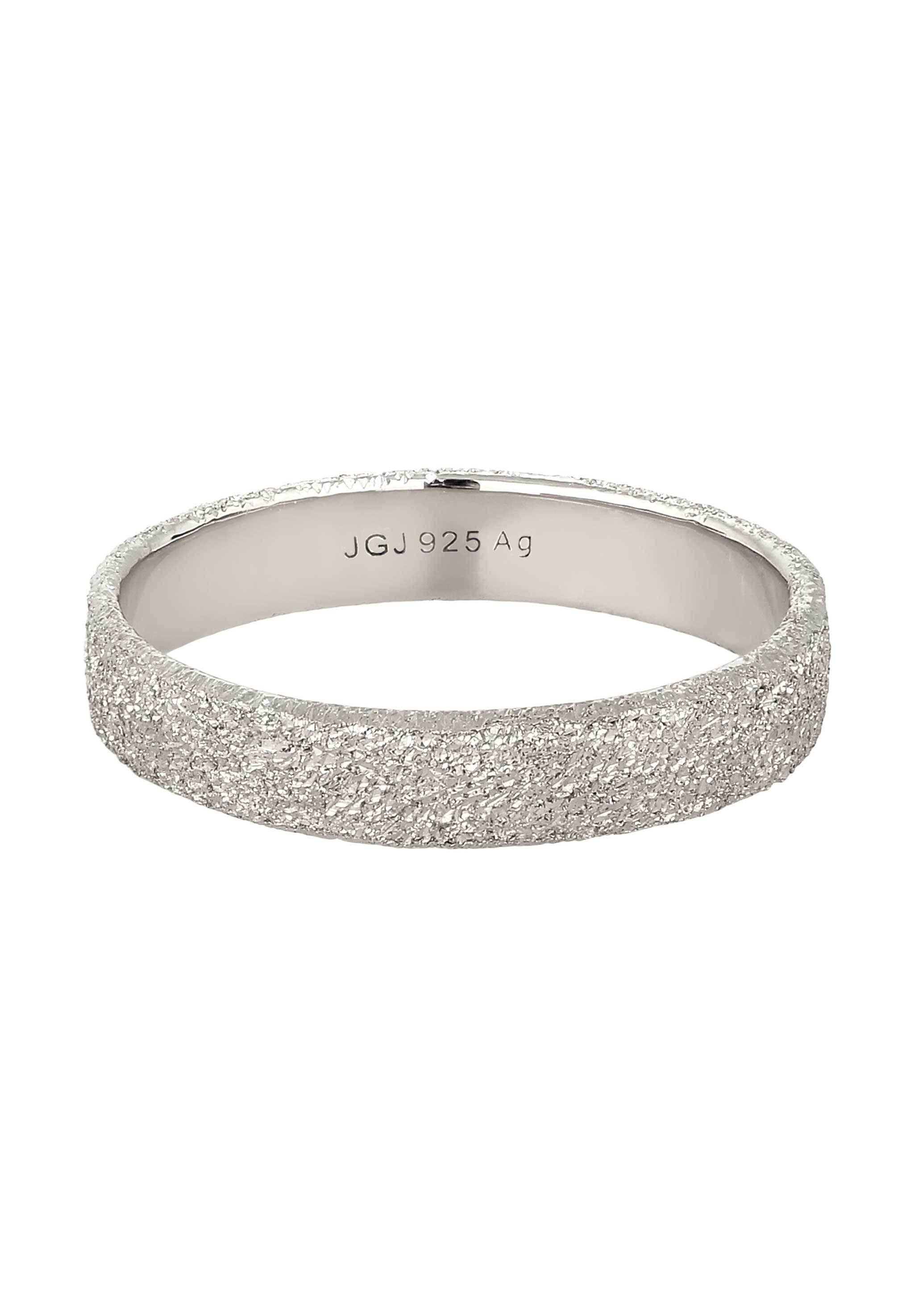 Kuzzoi Silberring »Ring Bandring strukturiert 925 Sterling Silber«