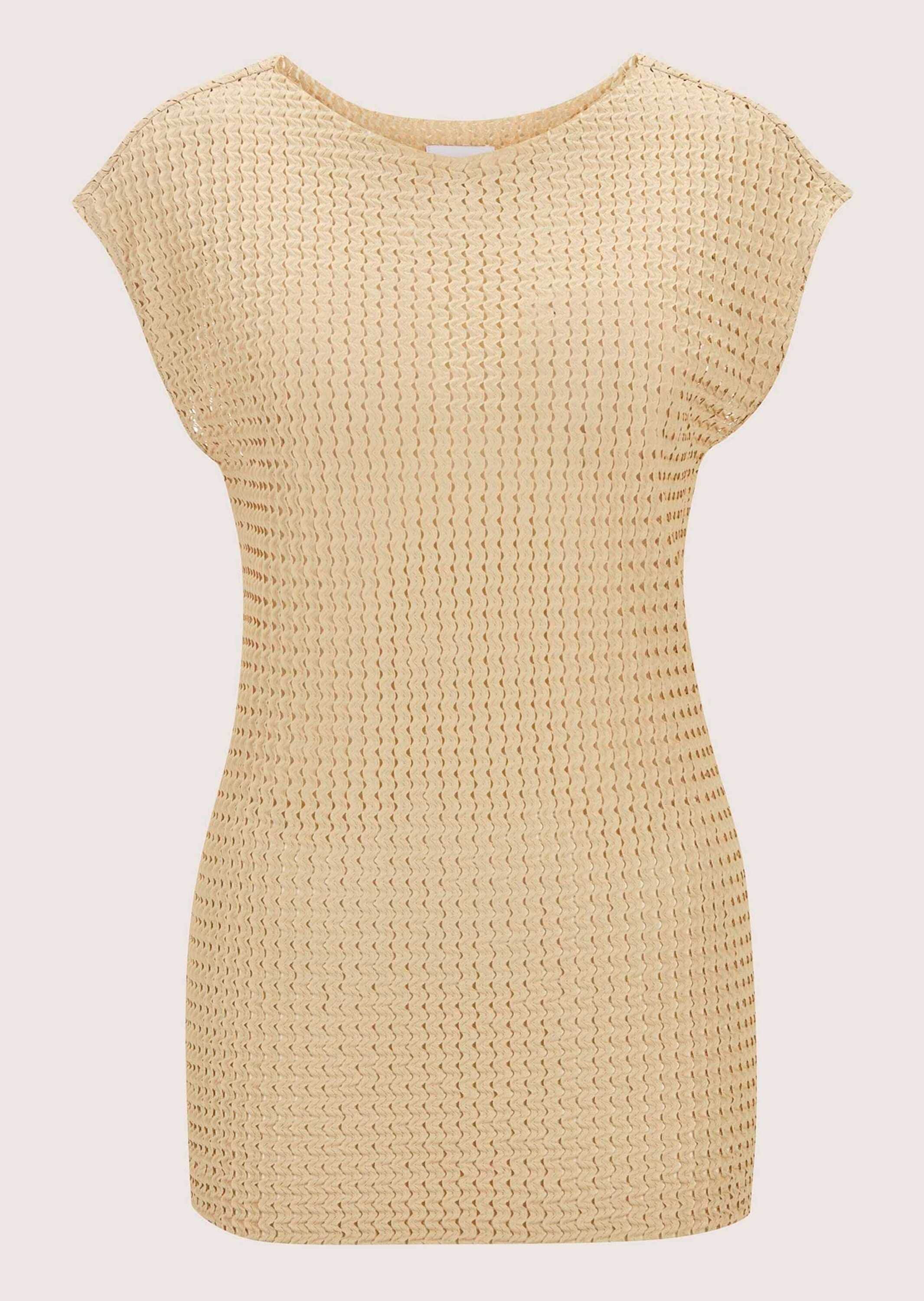 MADELEINE Kurzarmshirt "Shirt Ärmelloses U-Boot-Shirt in Ajour-Optik" günstig online kaufen