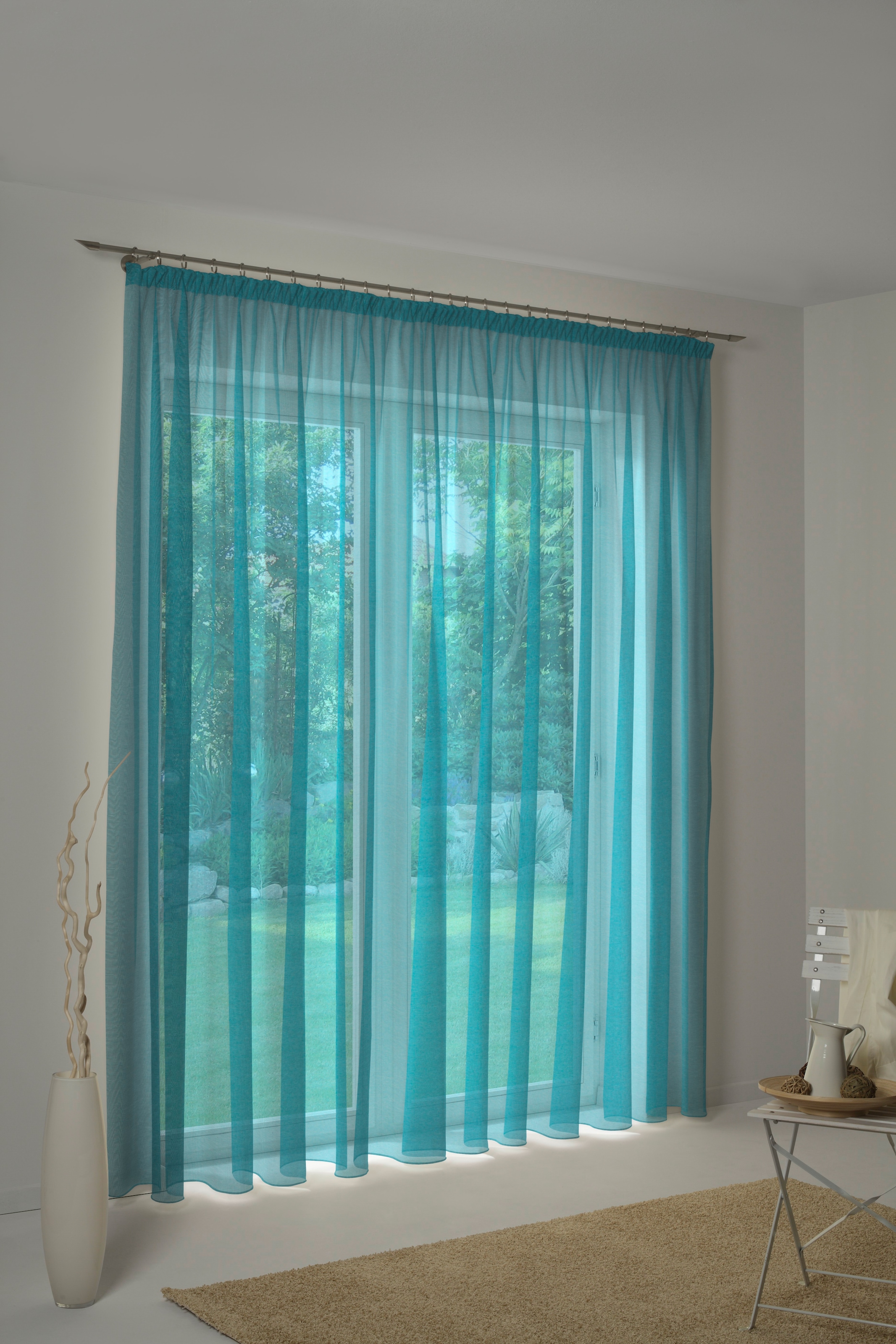 Wirth Vorhang "LORCA" Kräuselband 1 Stk. tlg. günstig online kaufen