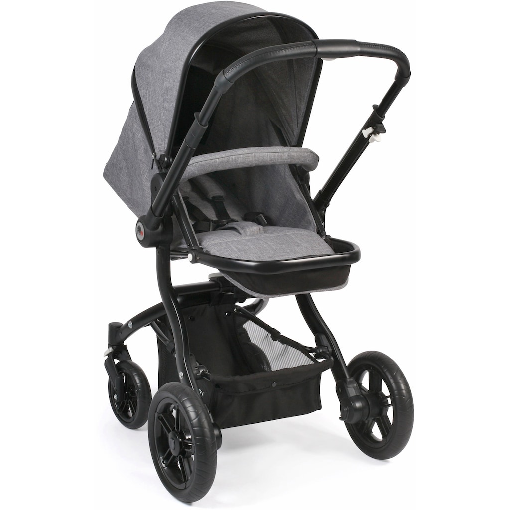 CHIC4BABY Kombi-Kinderwagen »Tano, grau«, 15 kg