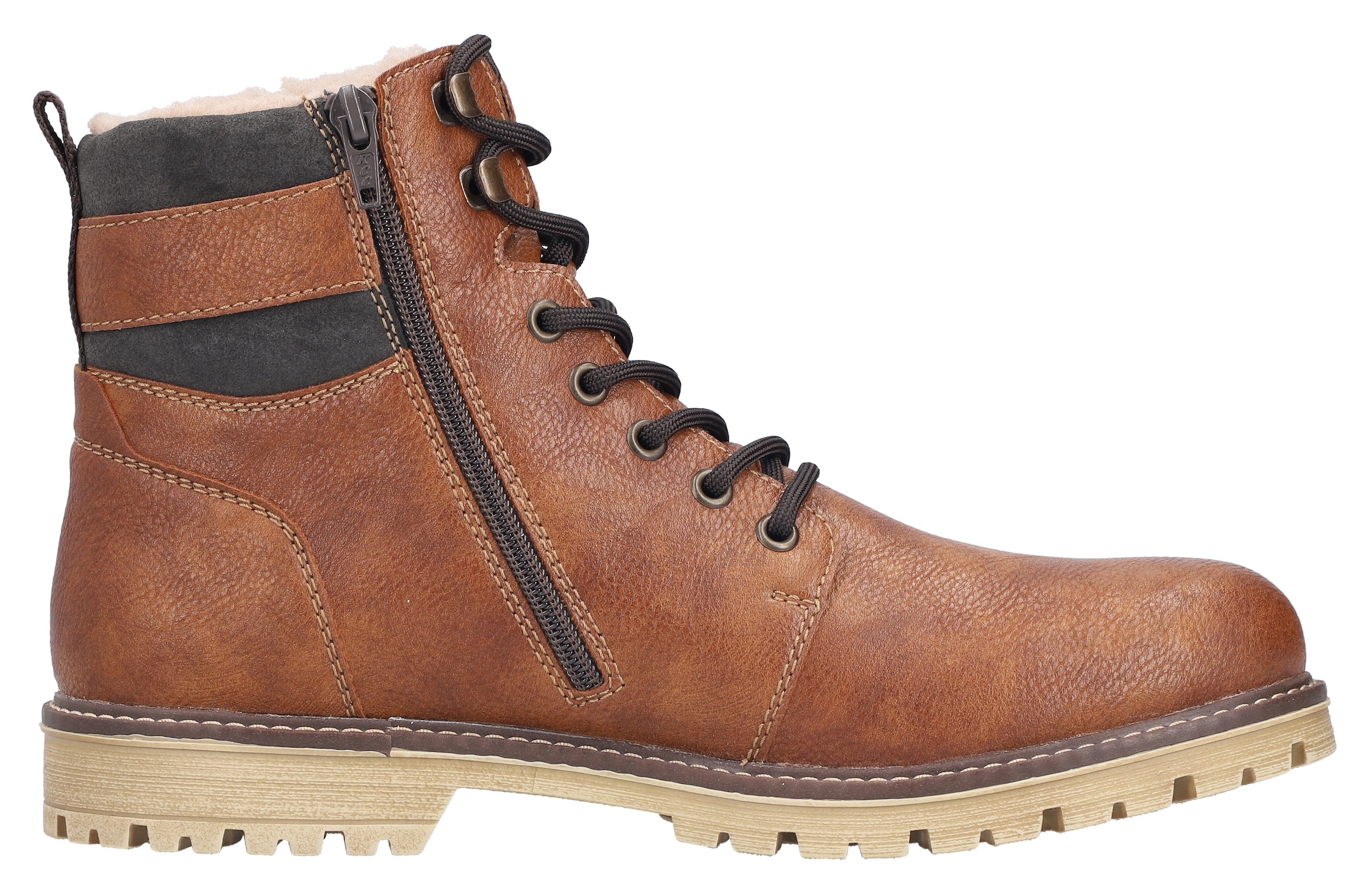 Rieker Winterstiefelette, Winterboots, Schnürboots mit wasserabweisender riekerTEX-Membran