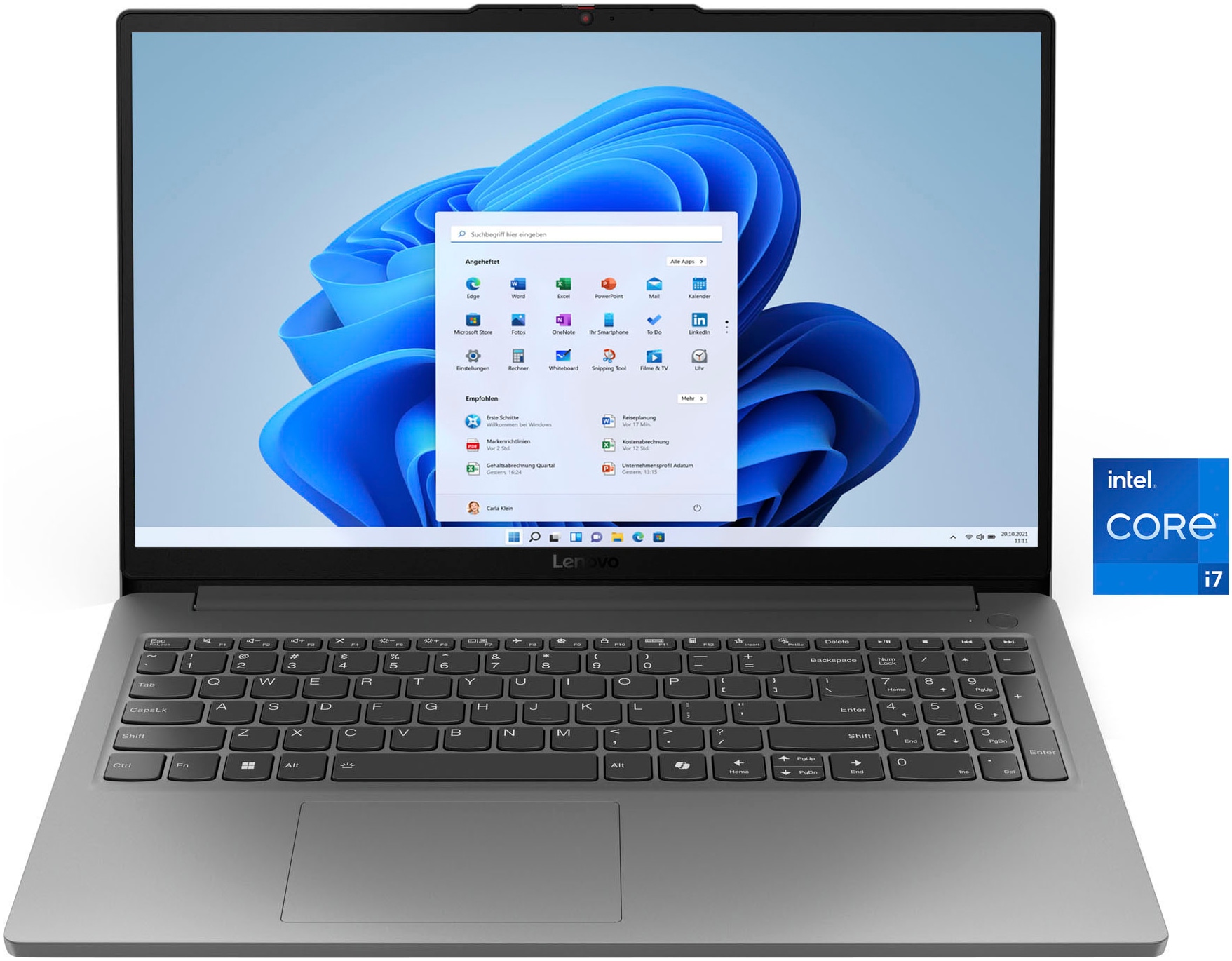 LENOVO Gaming-Notebook "LOQ 15IAX9E", 16 GB RAM 1.000 GB SSD, Core i7, Windows 11 Home, German, grau, Notebooks