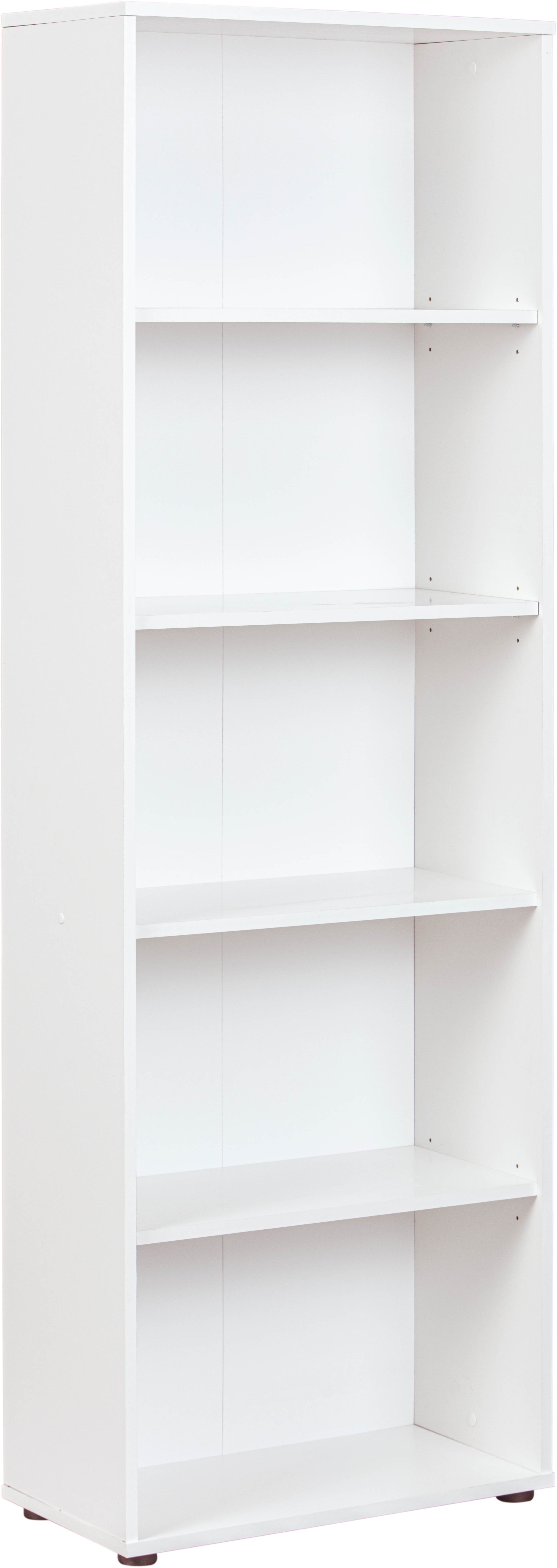 Inter Link Bücherregal "Arco, Regal, Standregal für Wohnzimmer & Büro, Platzsparend & Stabil" 1 Stk. tlg. Stauraumregal für Bücher & Deko, modern, BxTxH: 60 x 30 x 180 cm