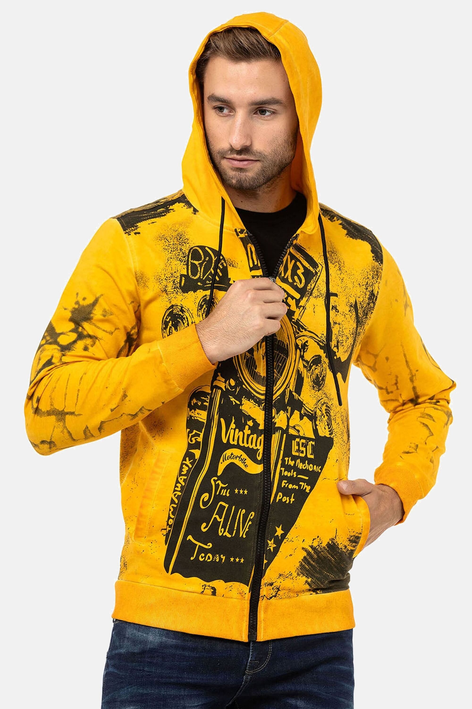 Cipo & Baxx Sweatjacke »Jacken«, mit Print, CL561